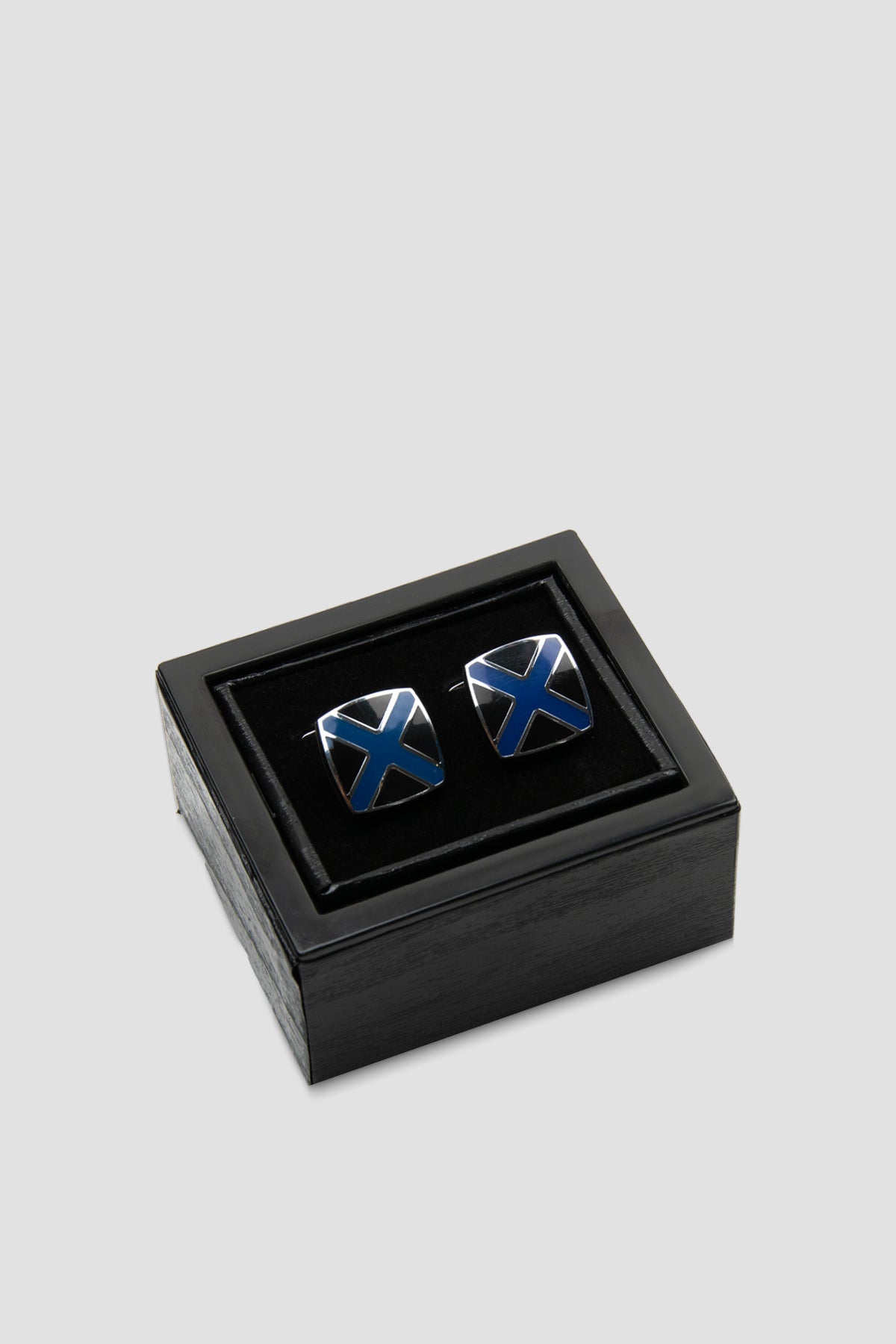 Abbate 98505 Silver Siyah Erkek Kol Düğmesi