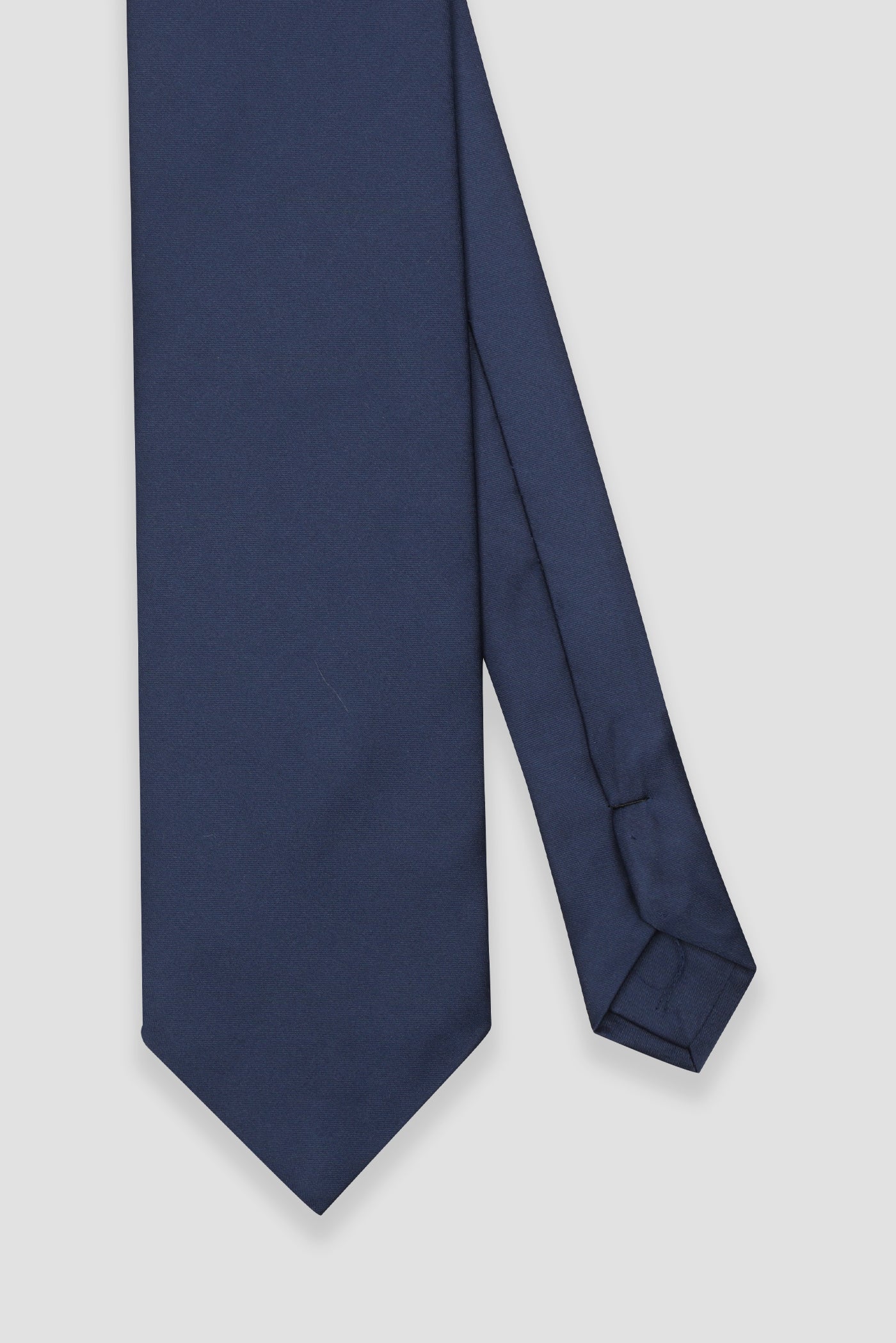 Abbate Kravat 8 cm Mikrofiber Polyester Lacivert Erkek Düz Kravat