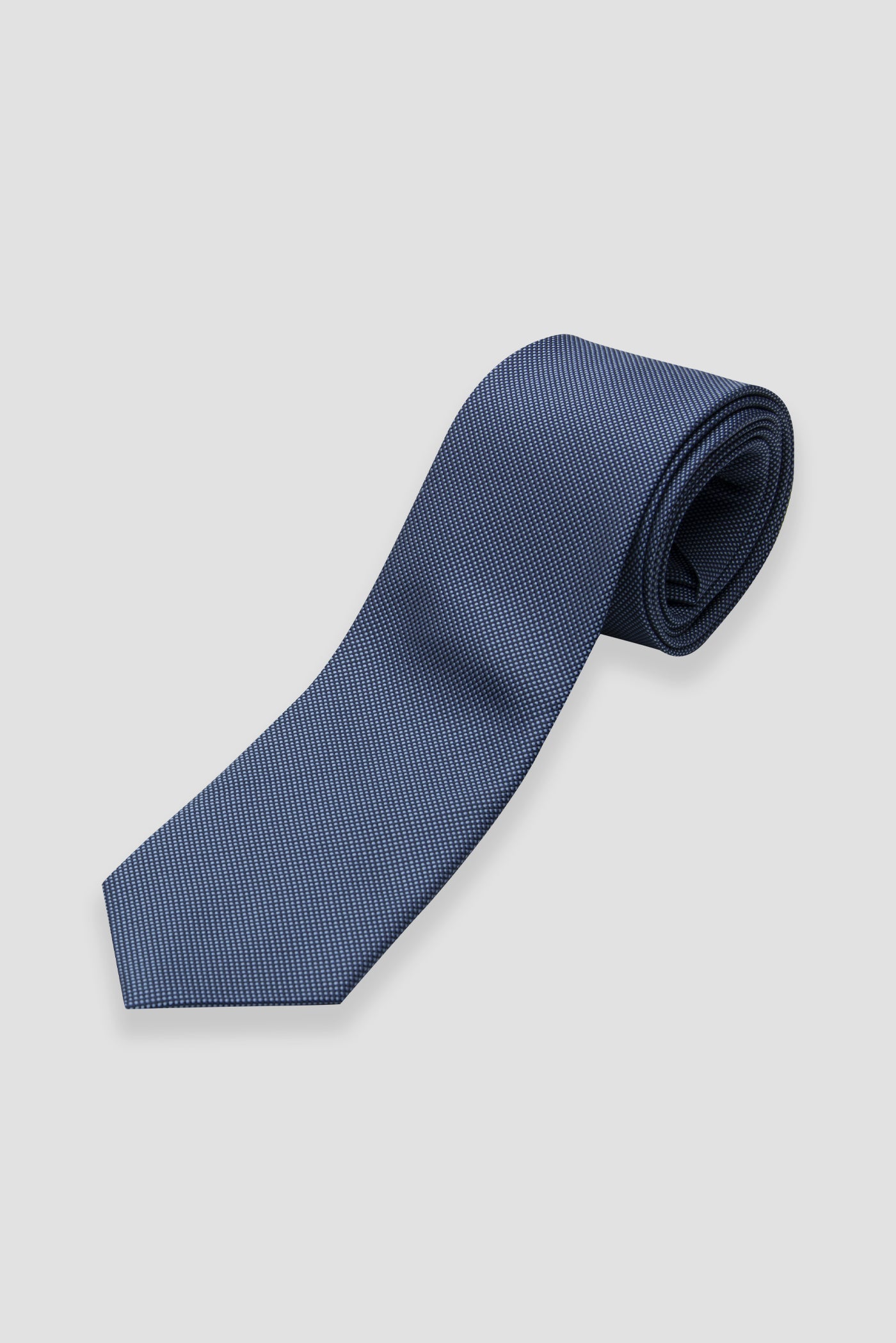 Abbate Kravat 8 cm Mikrofiber Polyester Açık Mavi Erkek Desenli Kravat