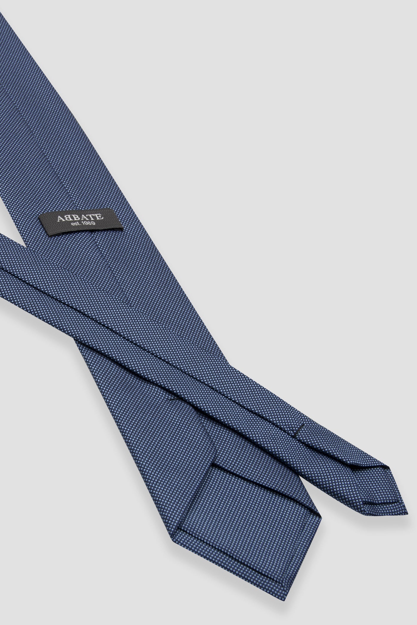 Abbate Kravat 8 cm Mikrofiber Polyester Açık Mavi Erkek Desenli Kravat