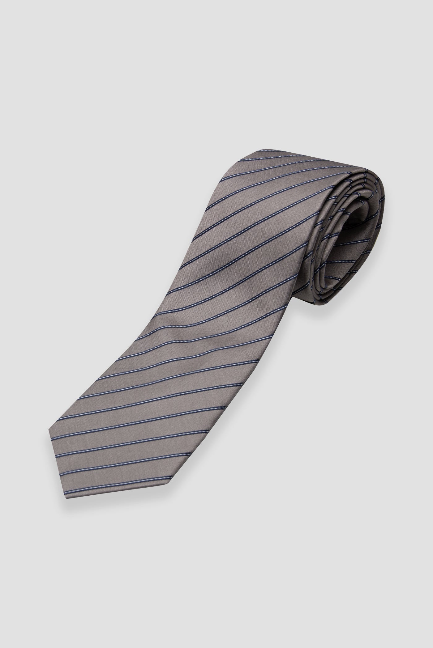 Abbate Kravat 8 cm Mikrofiber Polyester Sarı Erkek Çizgili Kravat