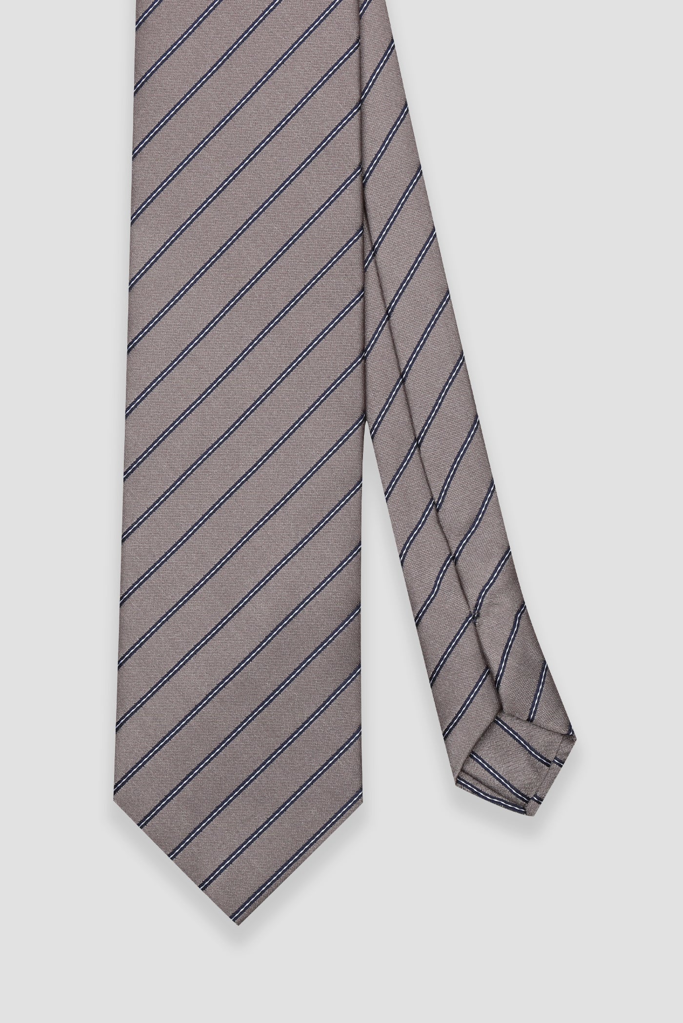 Abbate Kravat 8 cm Mikrofiber Polyester Sarı Erkek Çizgili Kravat