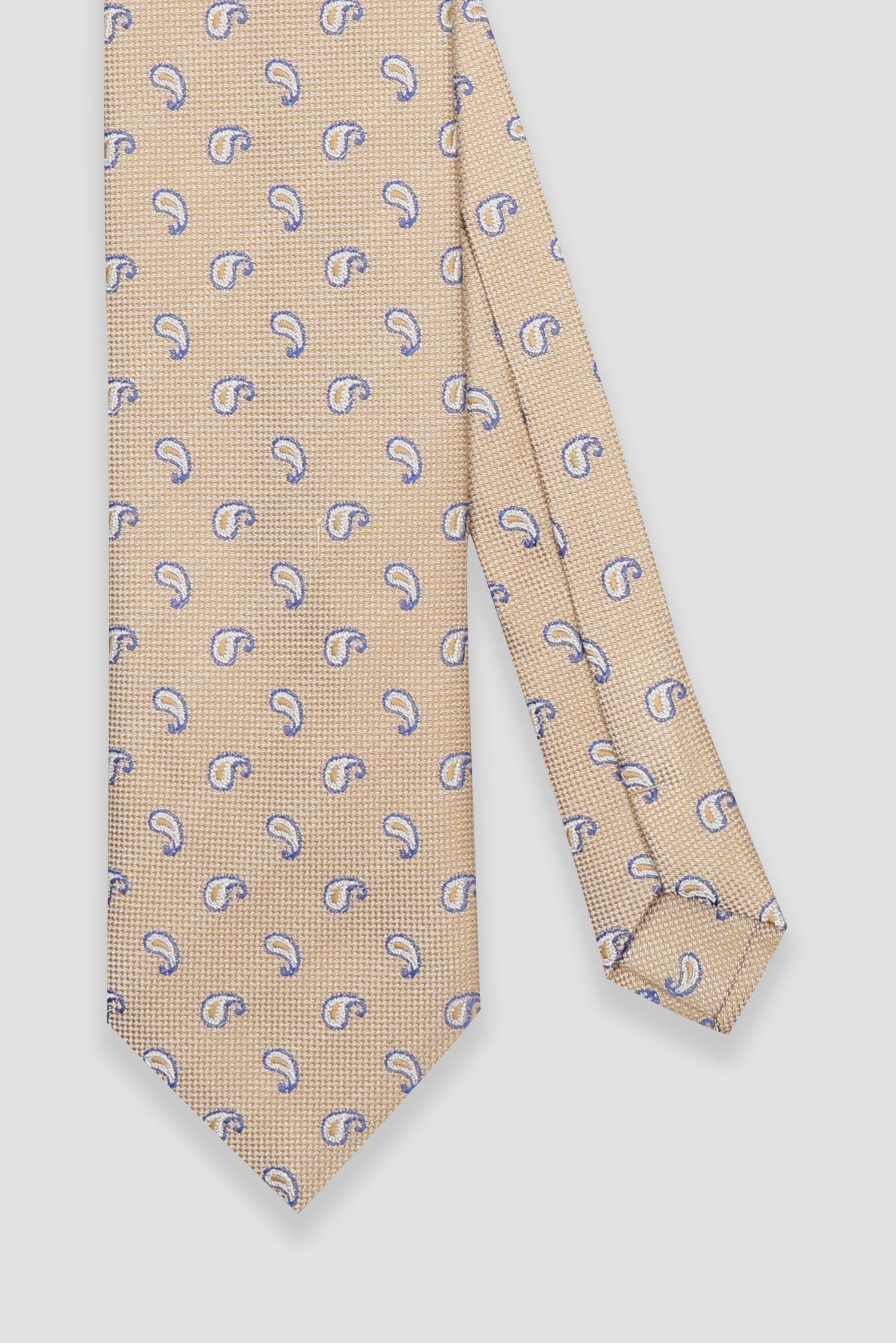 Abbate Kravat 8 cm Mikrofiber Polyester Sarı Erkek Desenli Kravat