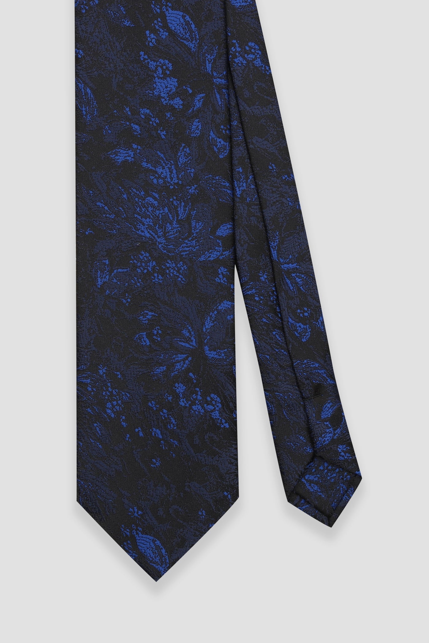 Abbate Kravat 8 cm Mikrofiber Polyester Lacivert Erkek Desenli Kravat