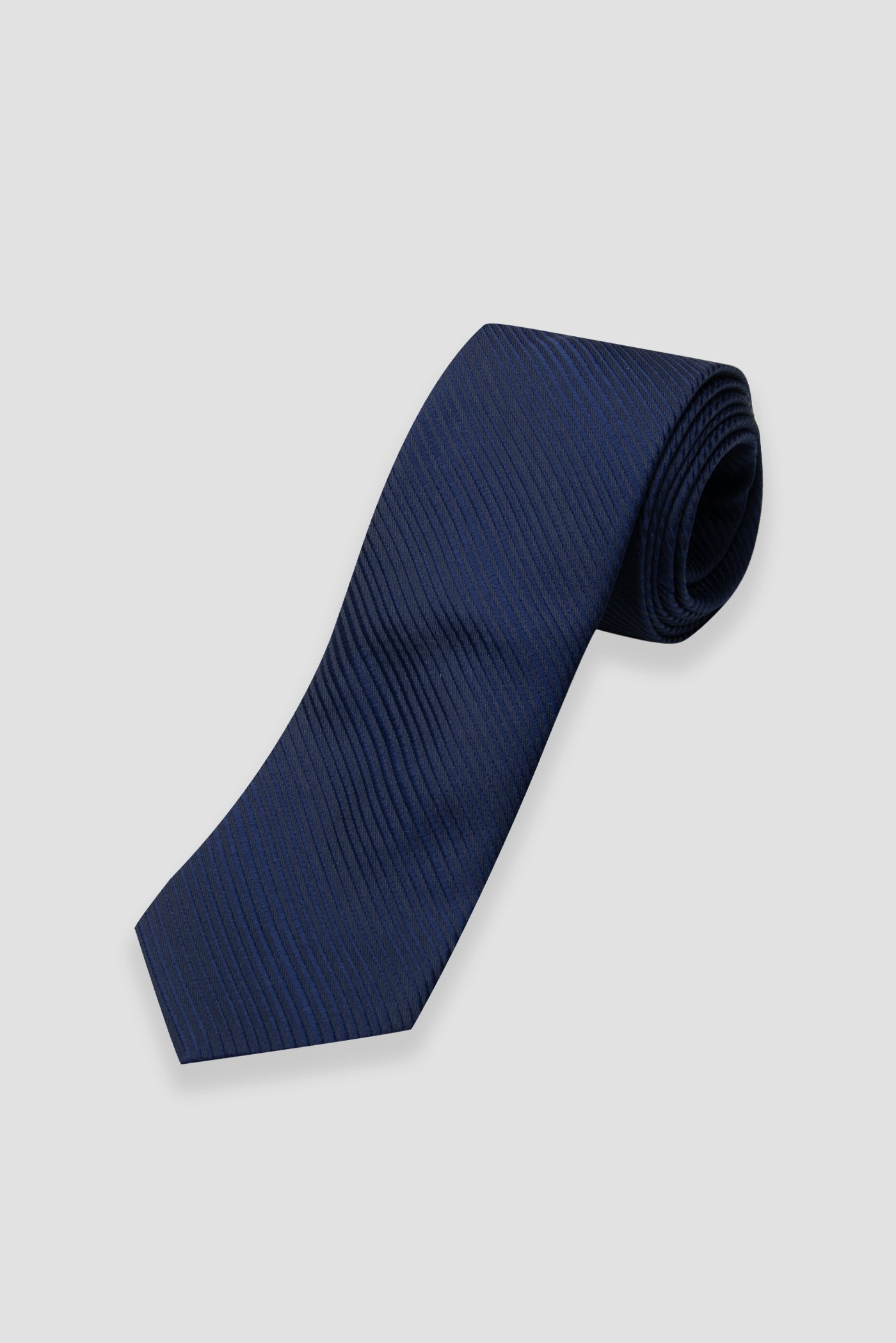 Abbate Kravat 8 cm Mikrofiber Polyester Lacivert Erkek Desenli Kravat