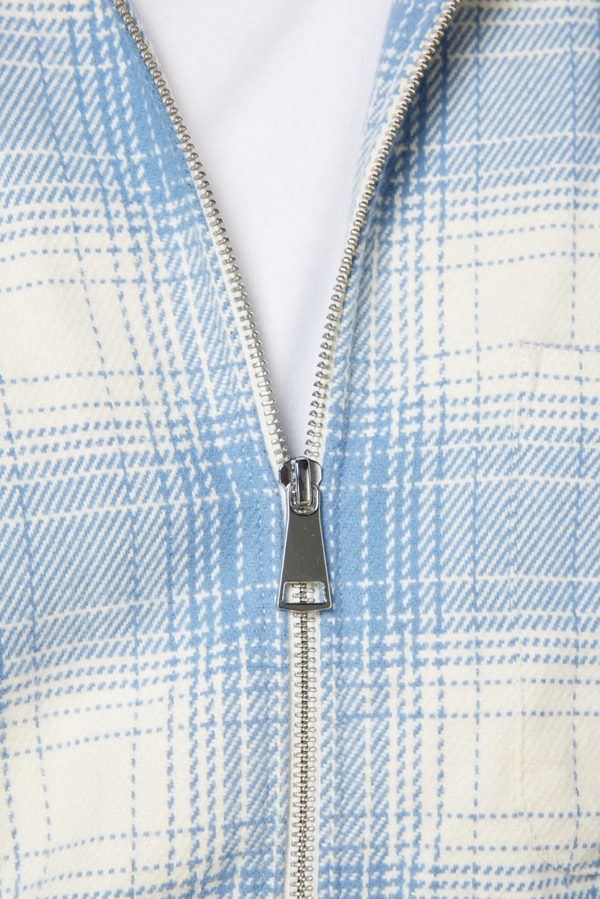 Abbate Prato Flanel Pamuklu Overshirt Fit Mavi Klasik Yaka Erkek Ekoseli Gömlek Ceket