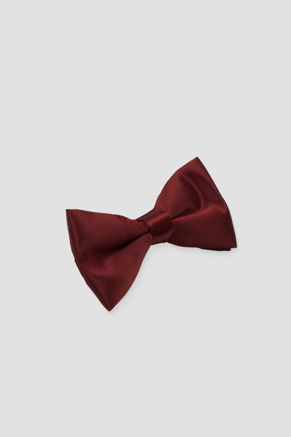 Abbate PP97500 Mikrofiber Bordo Erkek Düz Papyon