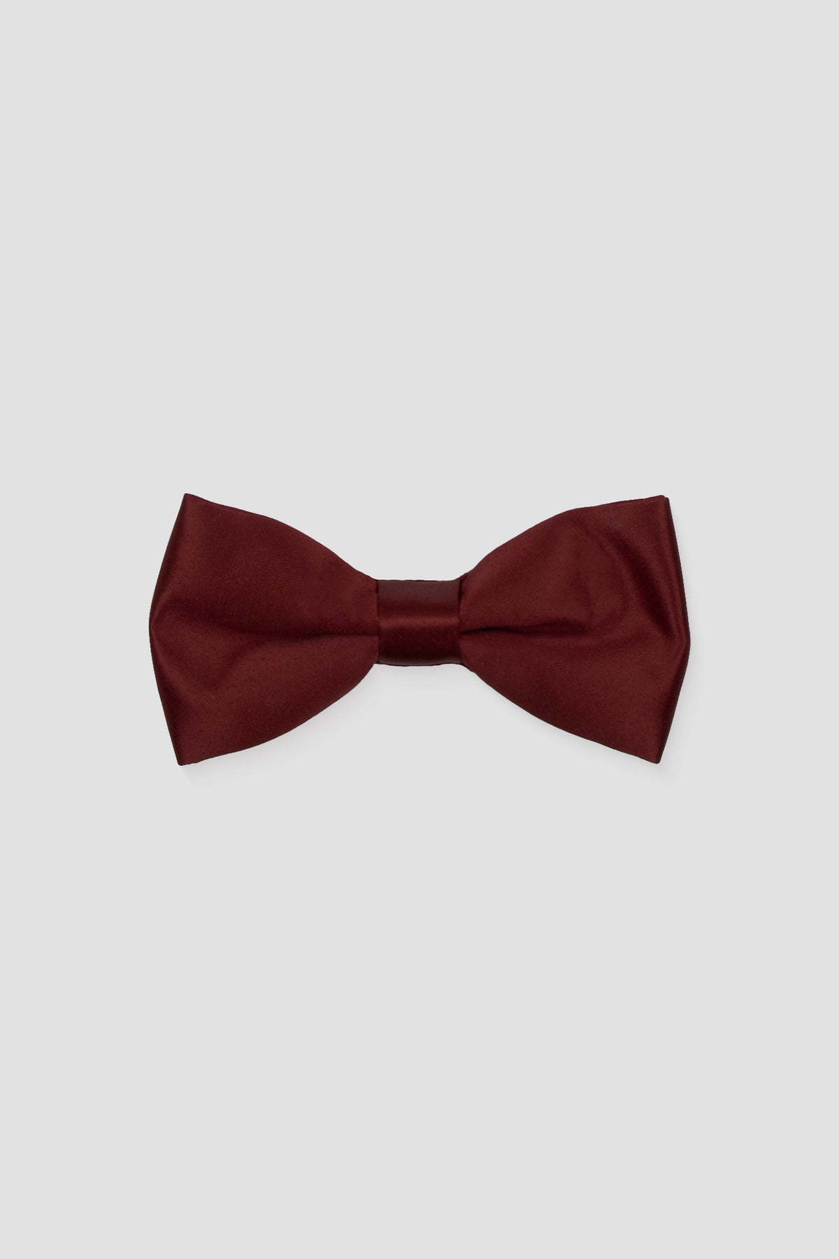 Abbate PP97500 Mikrofiber Bordo Erkek Düz Papyon