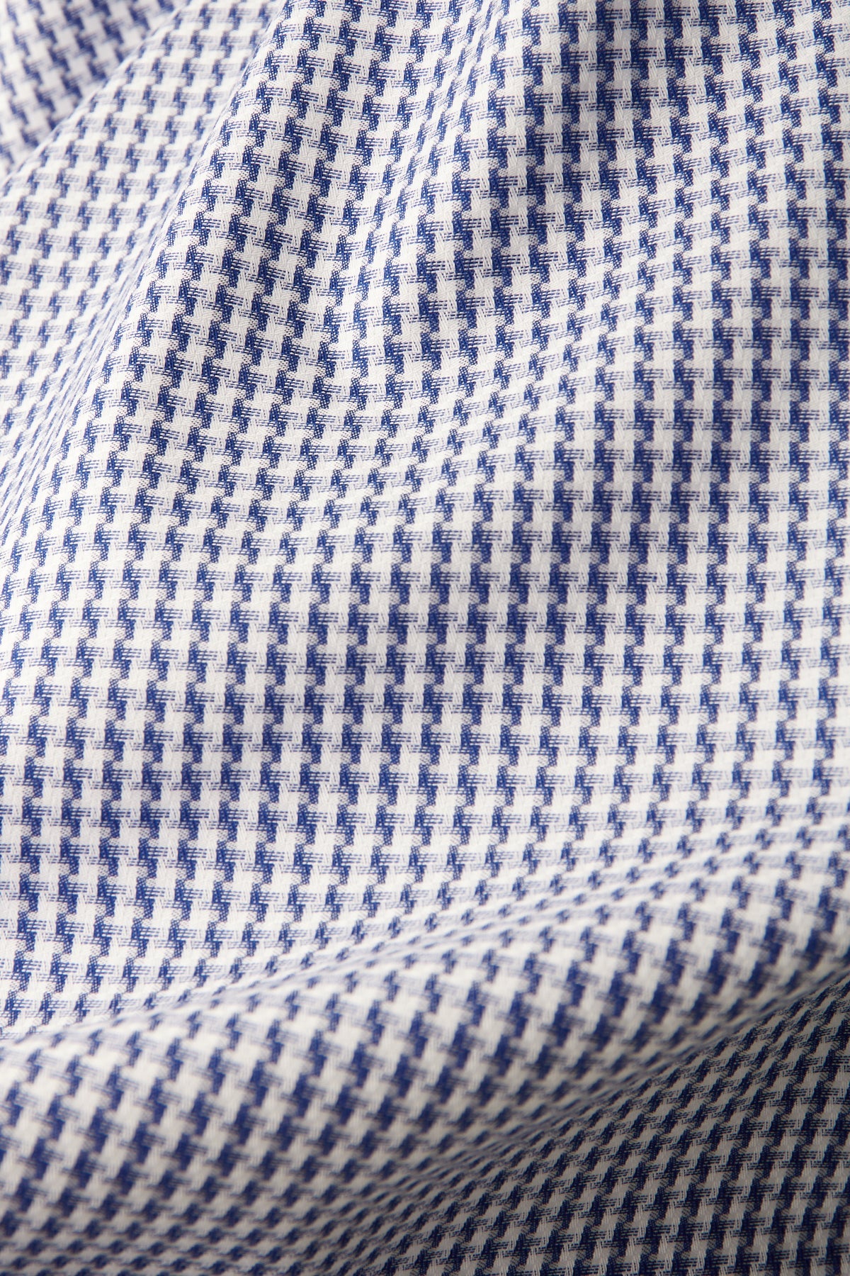 Abbate Matteo Armür Stretch Pamuk Karışımlı Comfort Fit Lacivert Düğmeli Yaka Erkek Desenli Gömlek