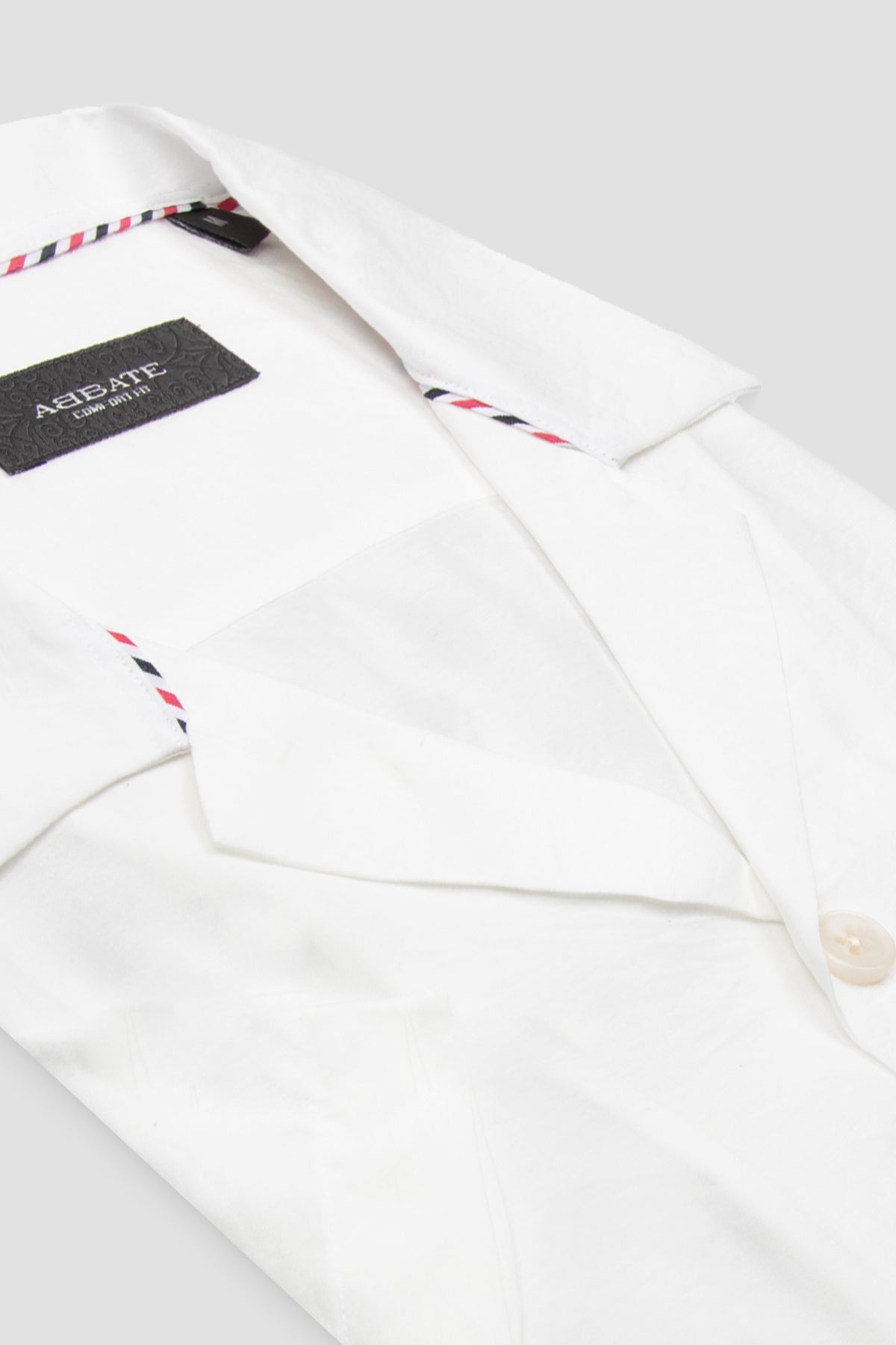 Abbate Capri Modal Modal Karışımlı Comfort Fit Ekru Apaş Yaka Erkek Düz Gömlek