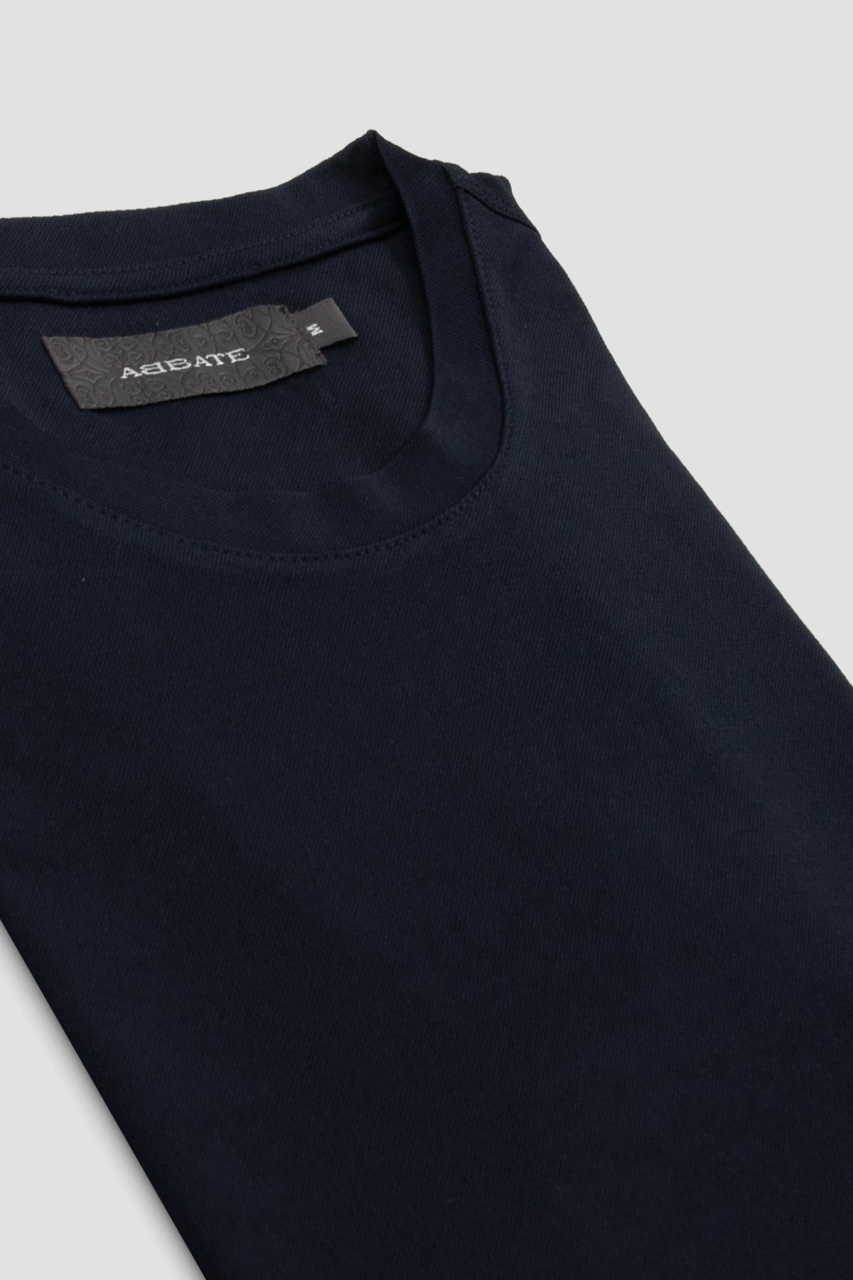 Abbate Palm Merserize %100 Pamuk Modern Fit Lacivert Bisiklet Yaka Erkek Düz Polo Shirt