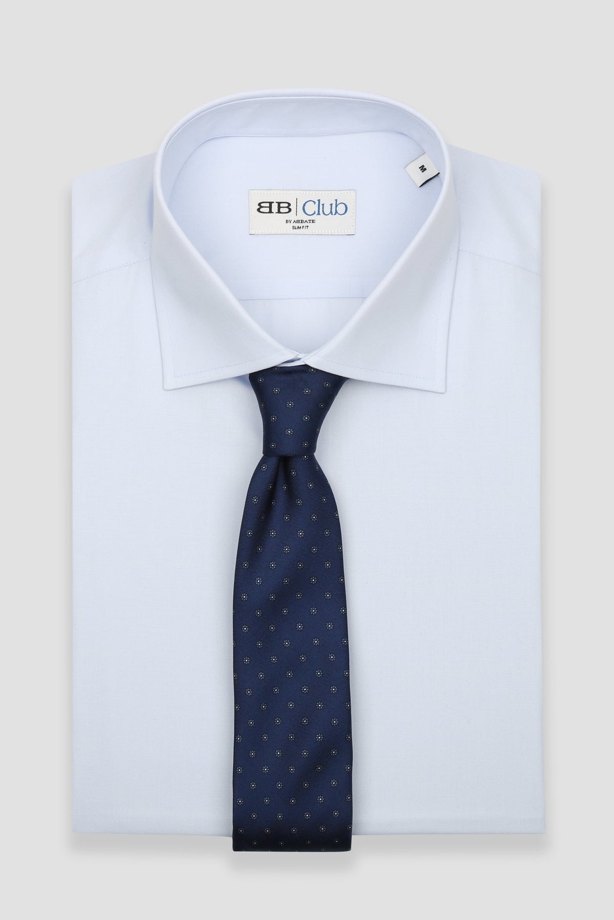 BB Club Oscar Poplin Kolay Ütülenebilir Pamuklu Slim Fit Açık Mavi Klasik Yaka Erkek Düz Gömlek