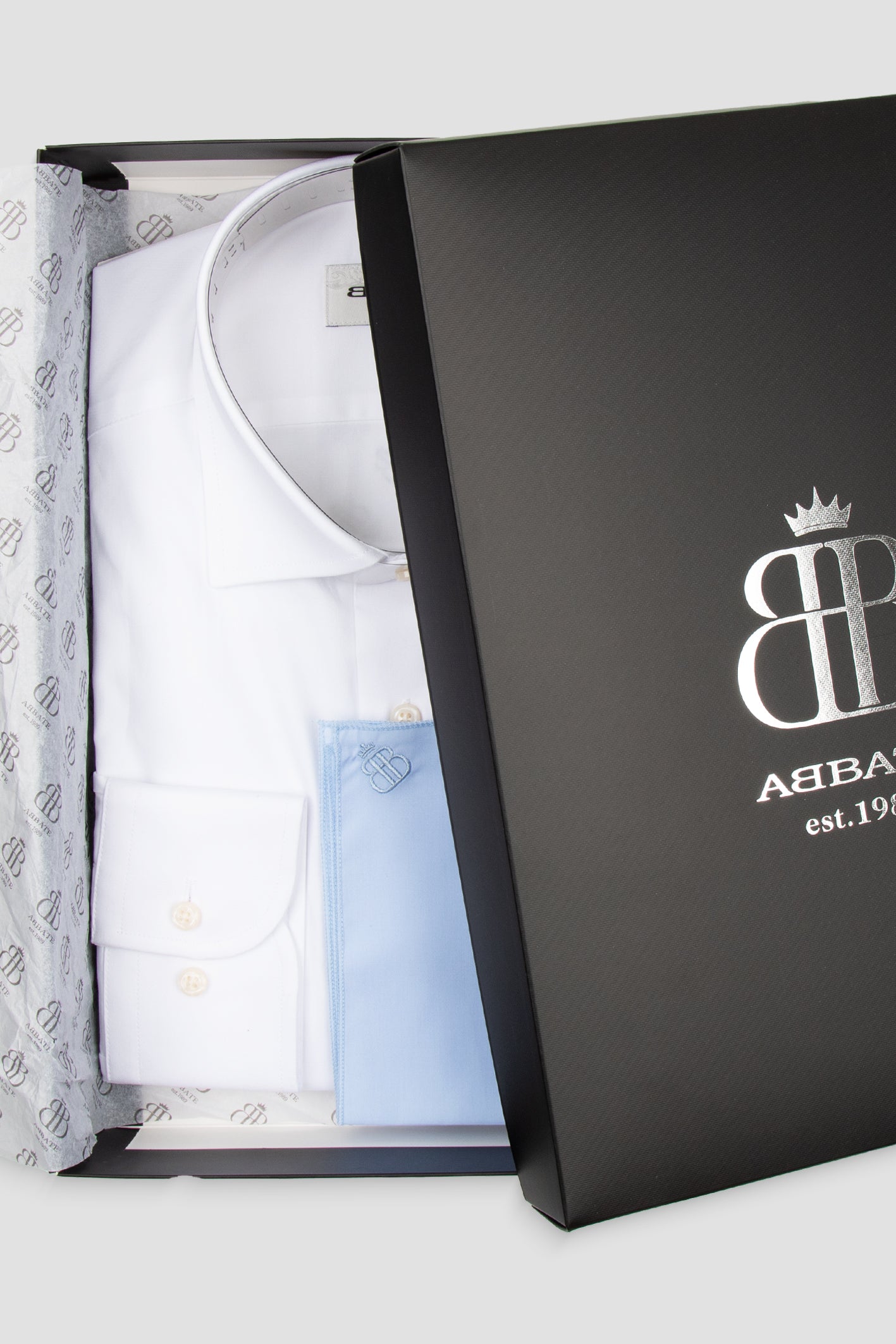 BB Club Oscar Twill Pamuklu Slim Fit Beyaz Klasik Yaka Erkek Düz Gömlek