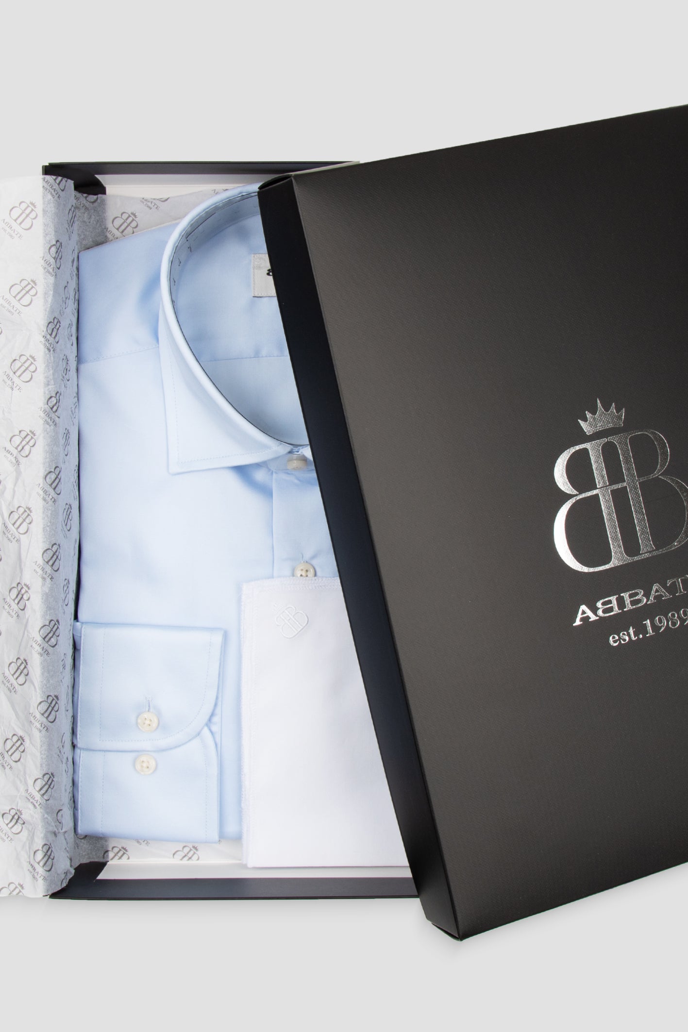 BB Club Oscar Poplin Pamuklu Slim Fit Açık Mavi Klasik Yaka Erkek Düz Gömlek