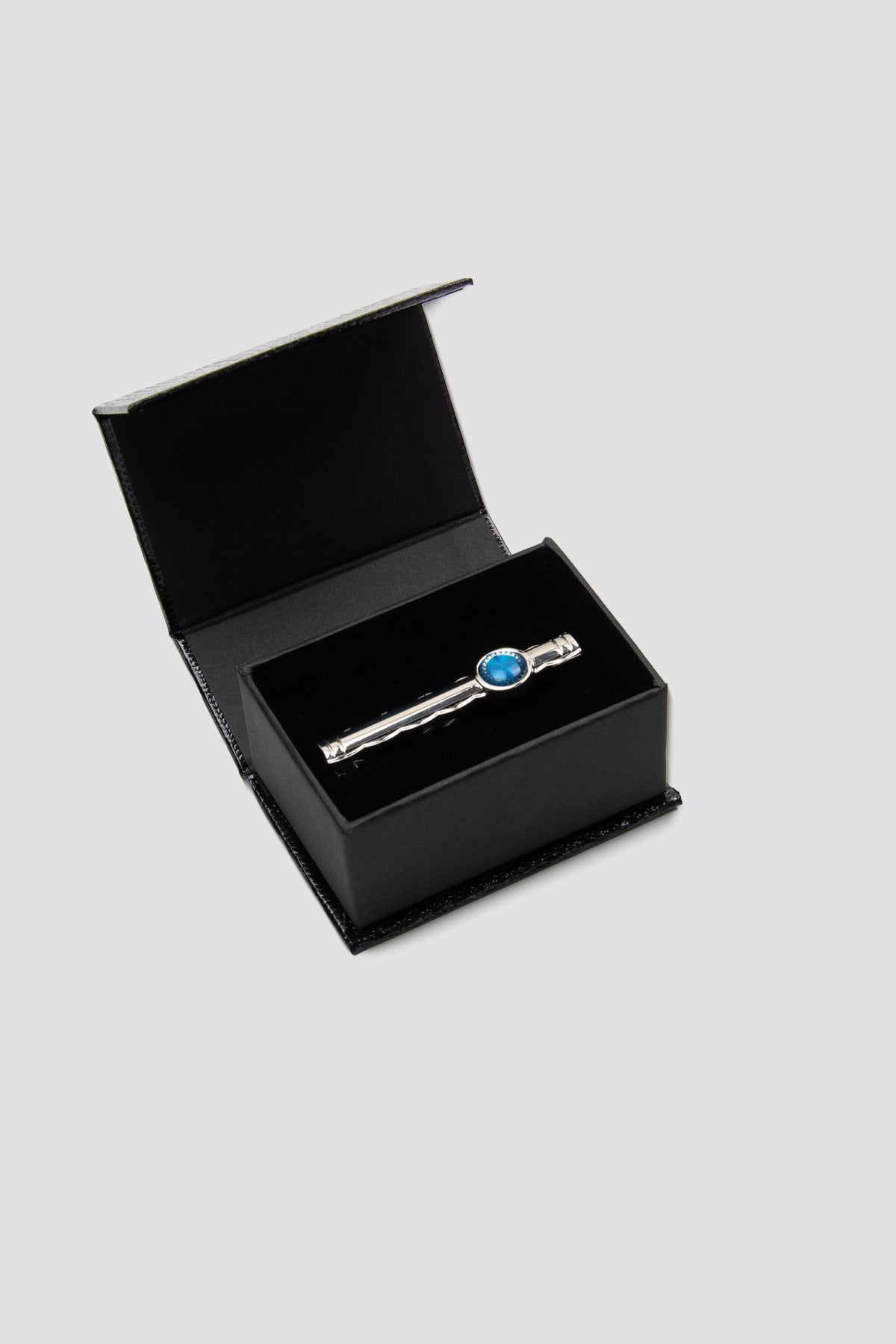 Abbate 98002 Silver Mavi Erkek Kravat İğnesi