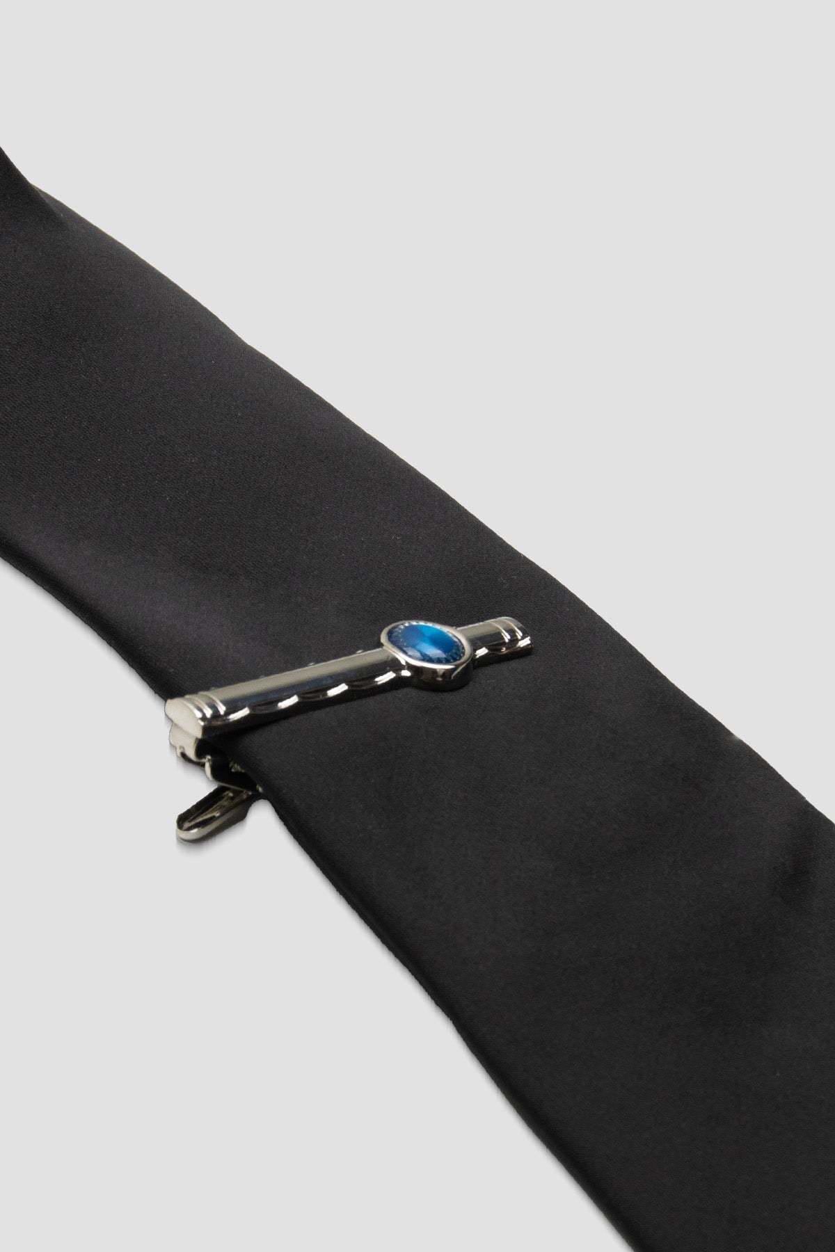 Abbate 98002 Silver Mavi Erkek Kravat İğnesi