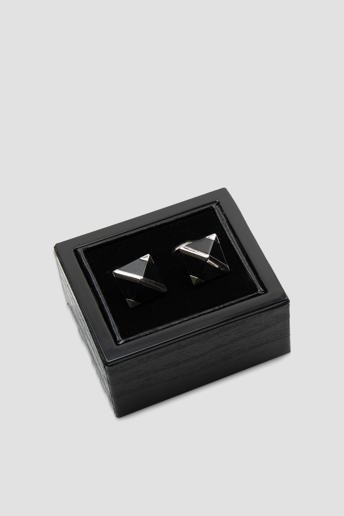 Abbate 98506 Silver Siyah Erkek Kol Düğmesi