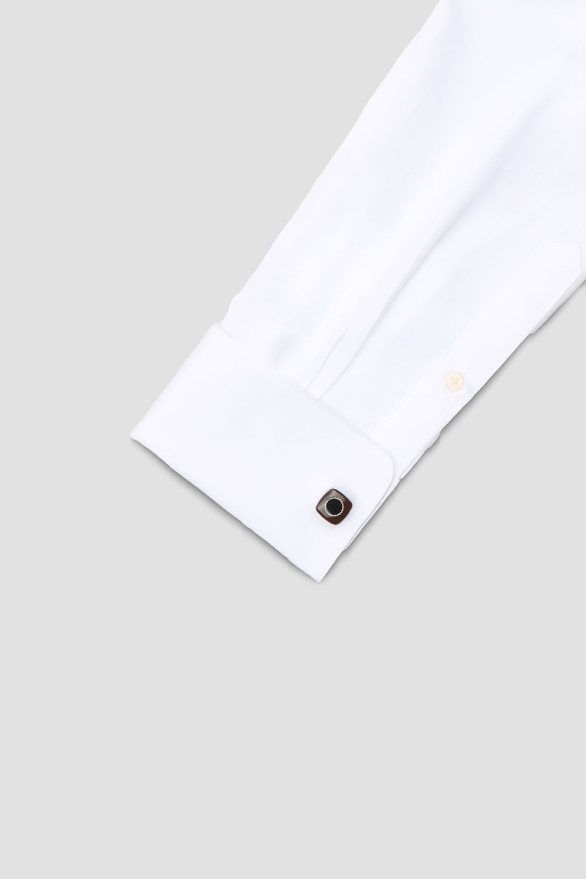 Abbate 98510 Silver Kahverengi Erkek Kol Düğmesi