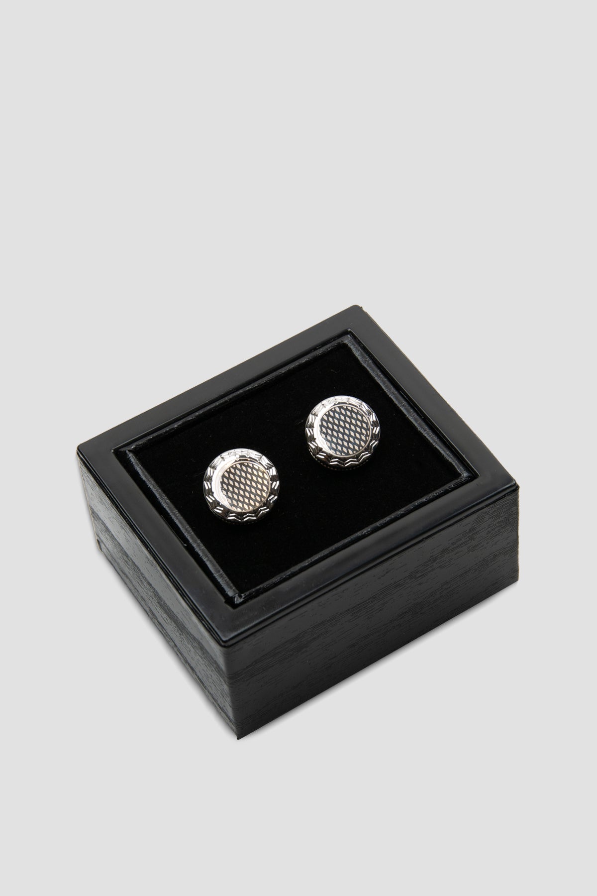 Abbate 98511 Silver Silver Erkek Kol Düğmesi