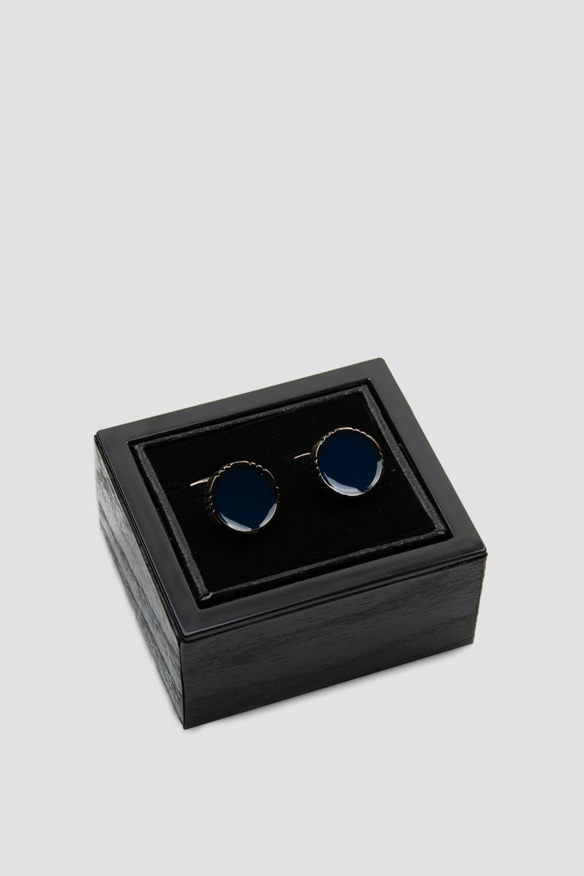 Abbate 98513 Black Lacivert Erkek Kol Düğmesi