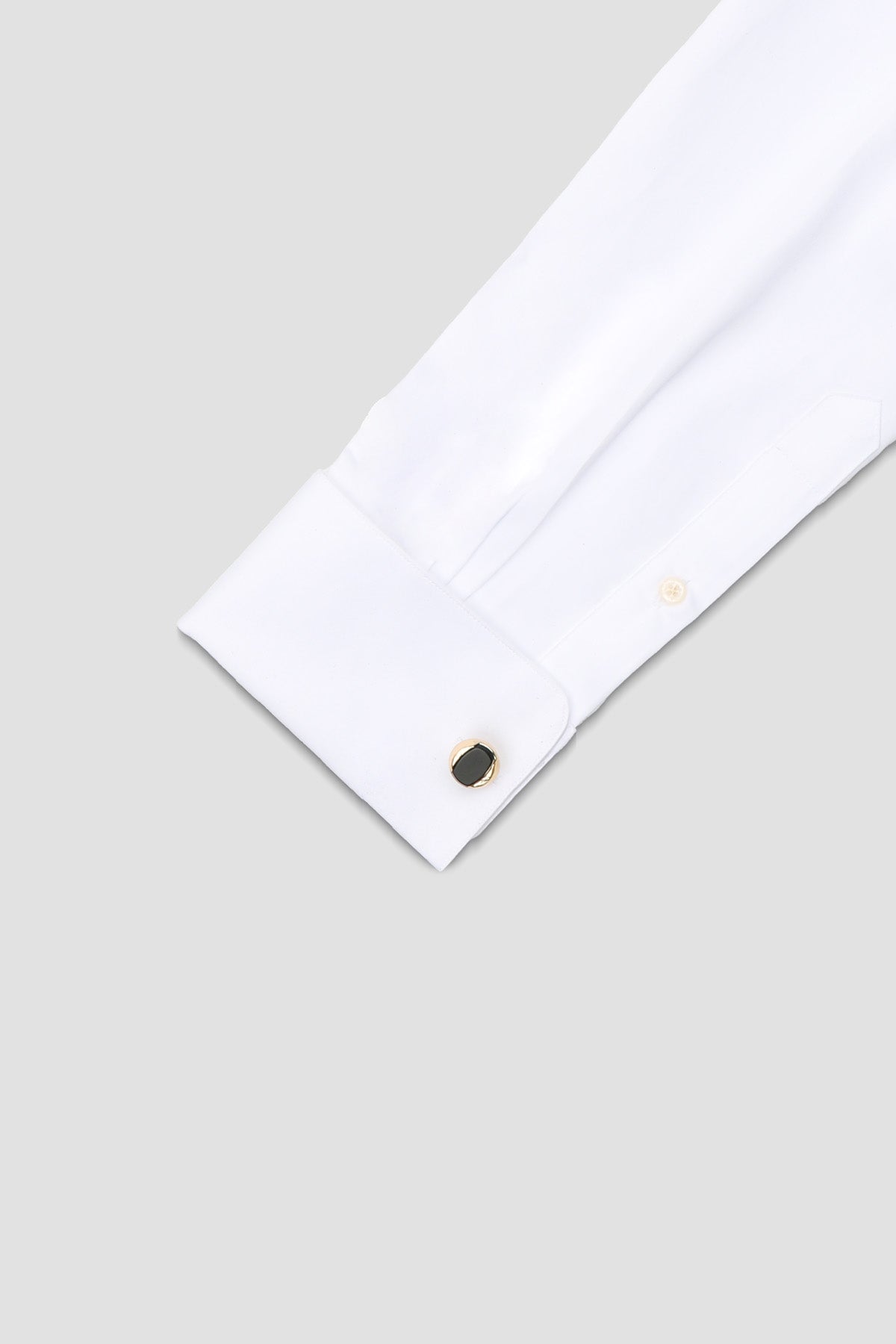 Abbate 98517 Gold Siyah Erkek Kol Düğmesi