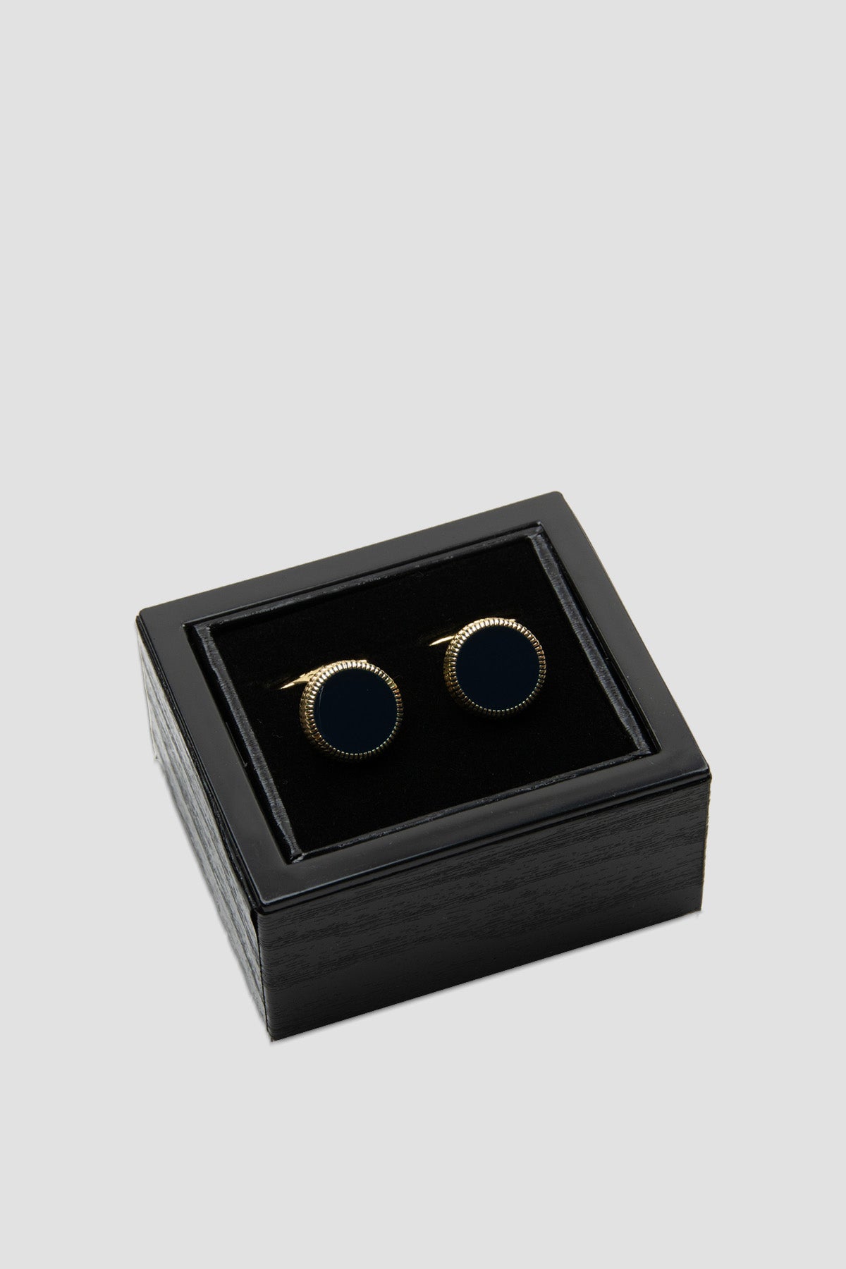 Abbate 98518 Gold Lacivert Erkek Kol Düğmesi