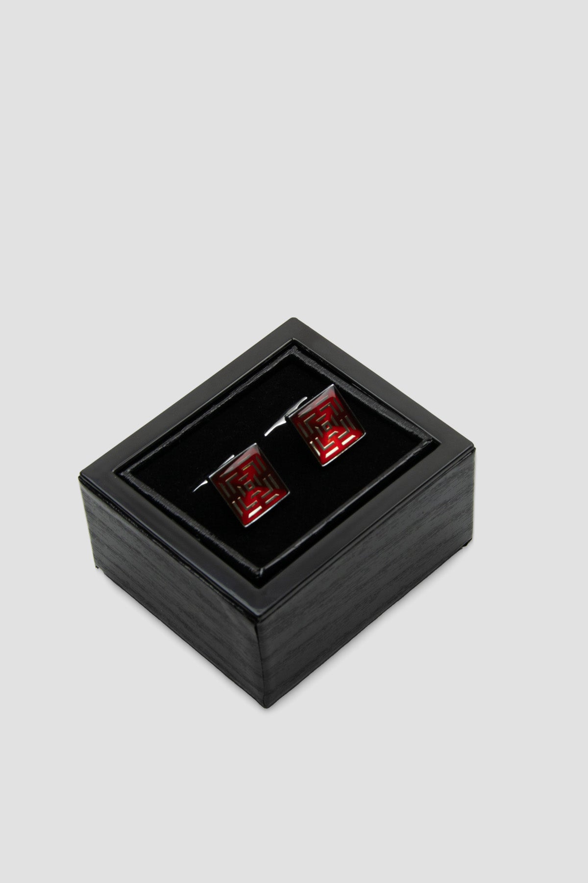 Abbate 98522 Silver Kırmızı Erkek Kol Düğmesi