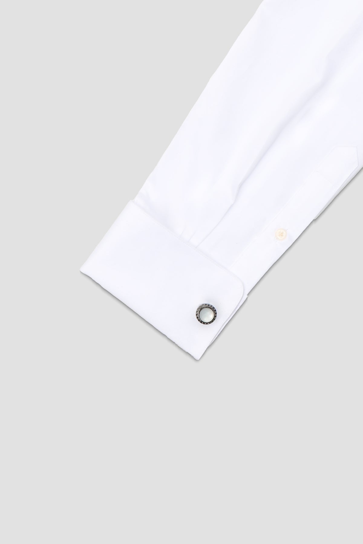 Abbate 98523 Black Beyaz Erkek Kol Düğmesi