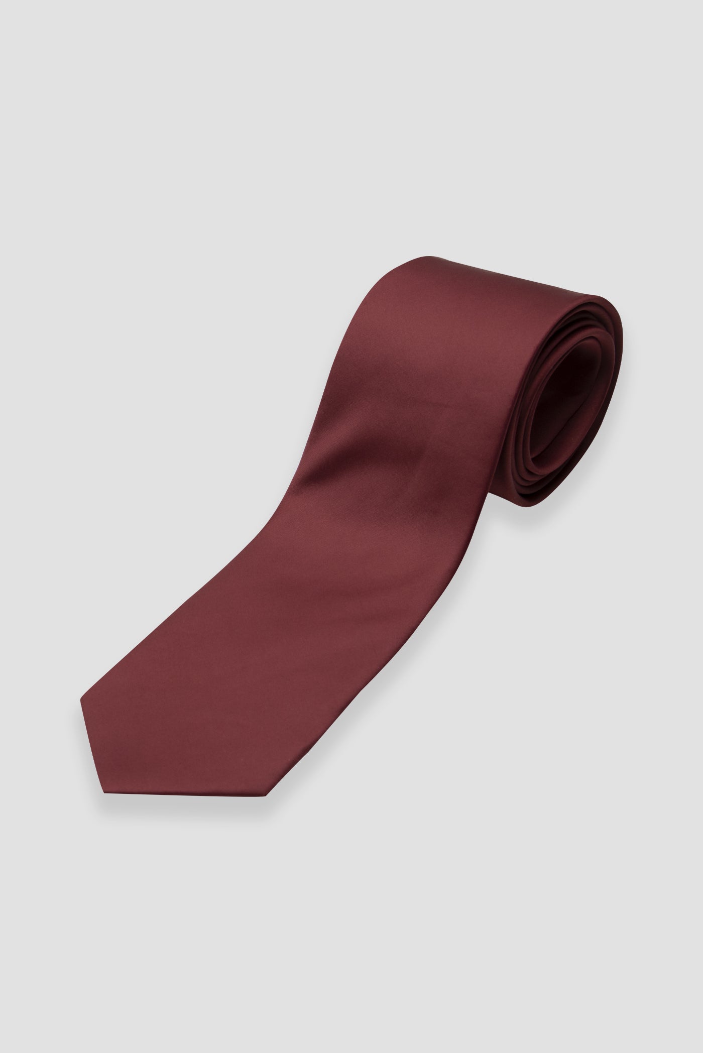 Abbate Kravat 8 cm Mikrofiber Polyester Kırmızı Erkek Düz Kravat