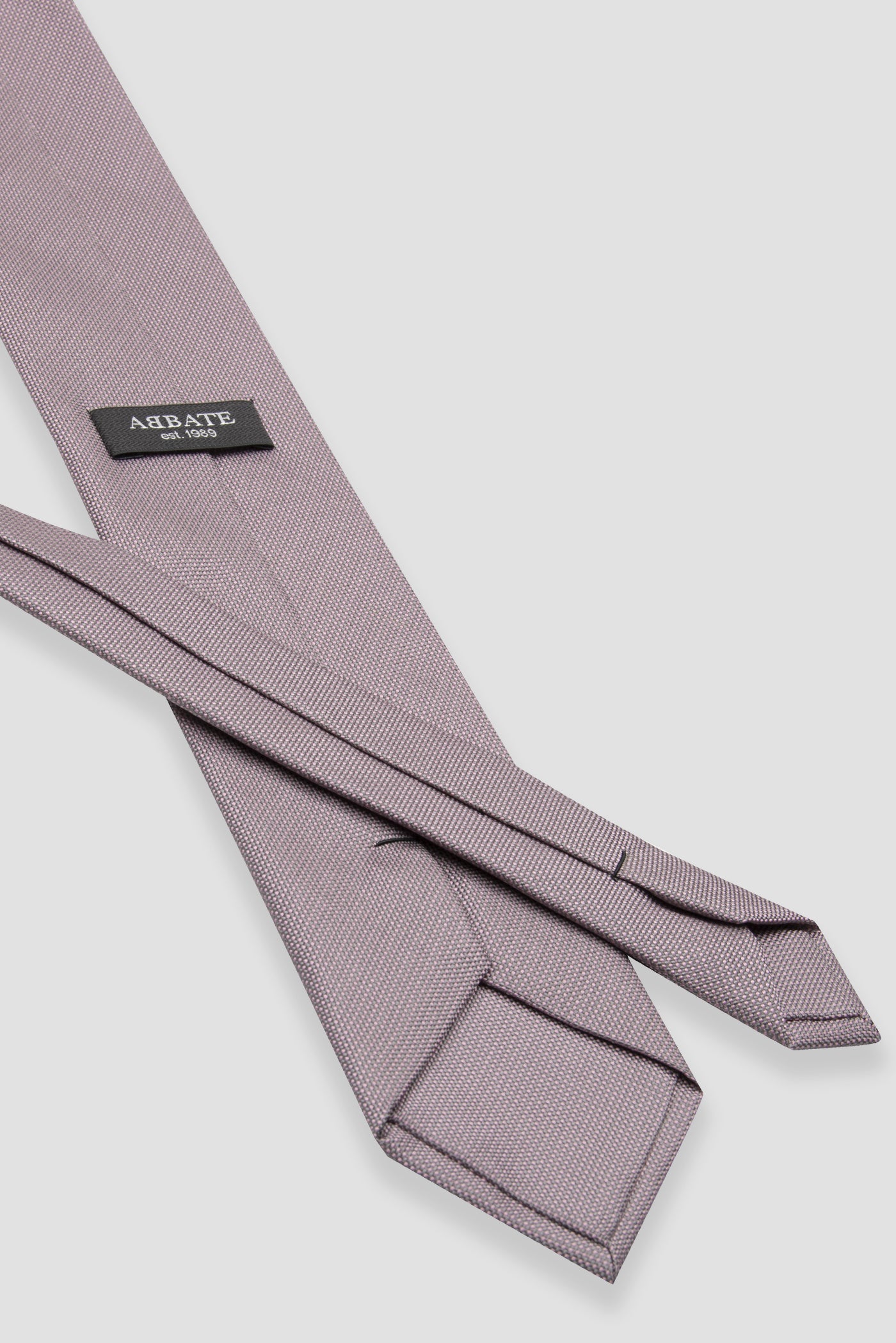 Abbate Kravat 8 cm Mikrofiber Polyester Pembe Erkek Desenli Kravat