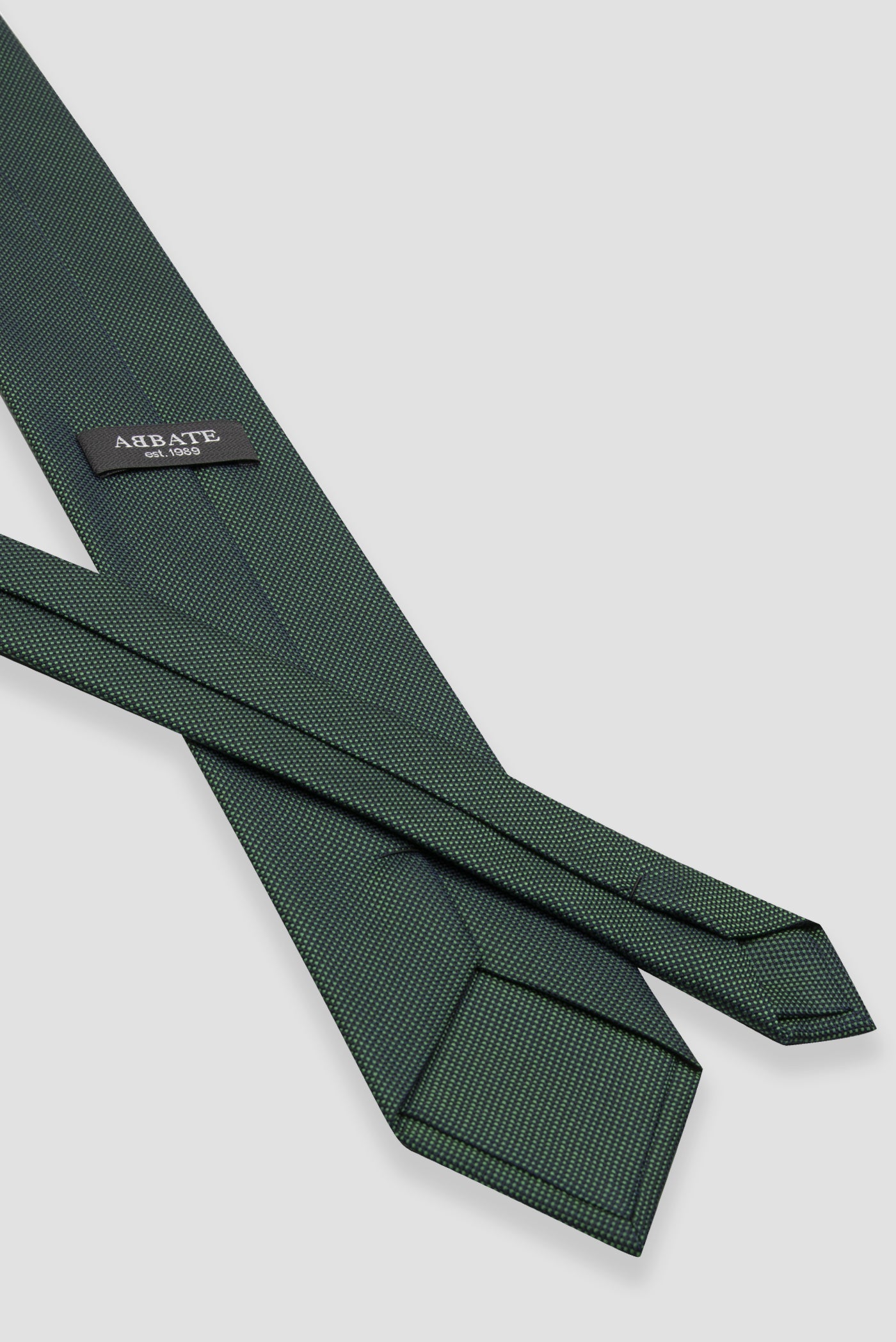 Abbate Kravat 8 cm Mikrofiber Polyester Koyu Yeşil Erkek Desenli Kravat