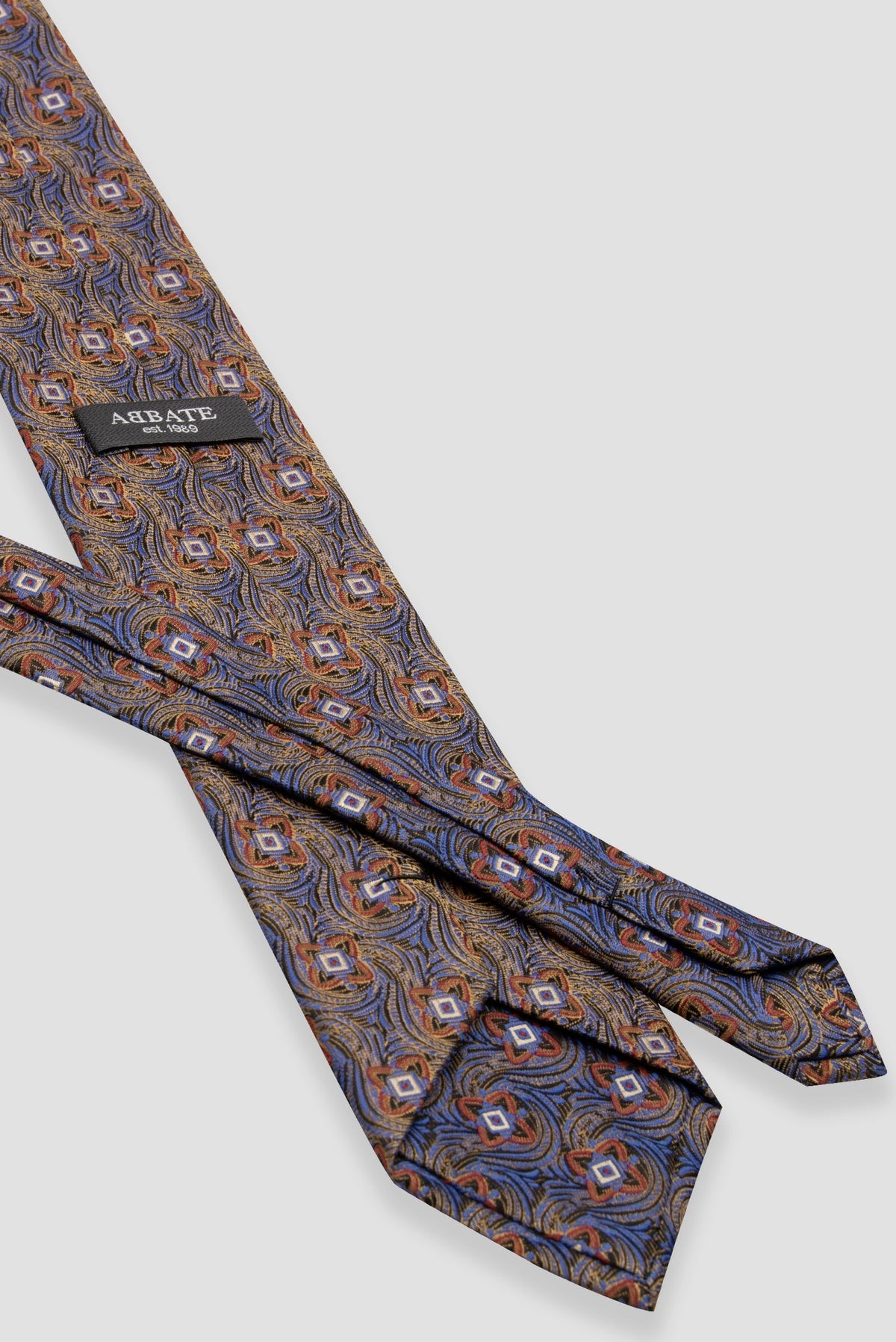 Abbate Kravat 8 cm Mikrofiber Polyester Sarı Erkek Desenli Kravat