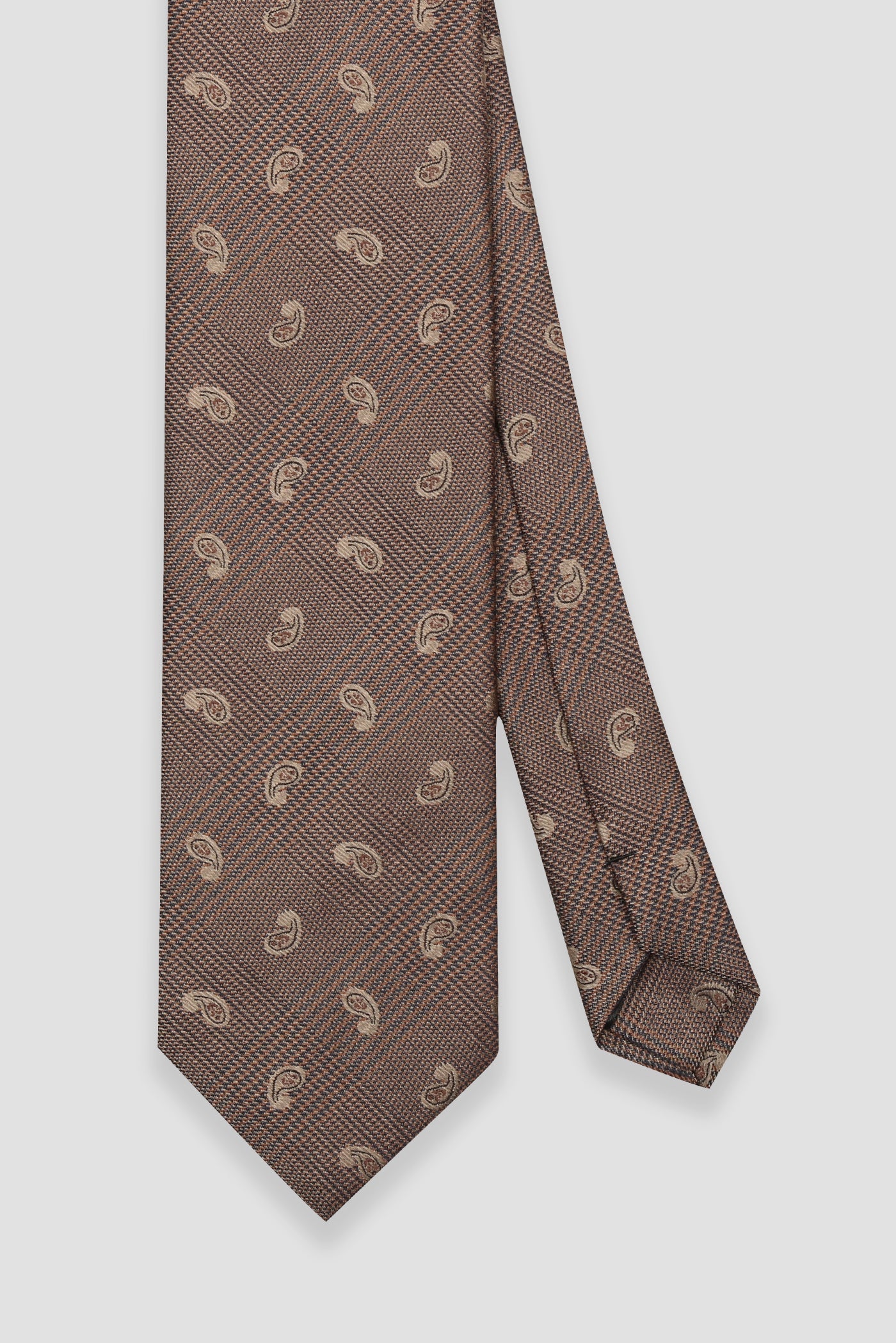 Abbate Kravat 8 cm Mikrofiber Polyester Bordo Erkek Desenli Kravat