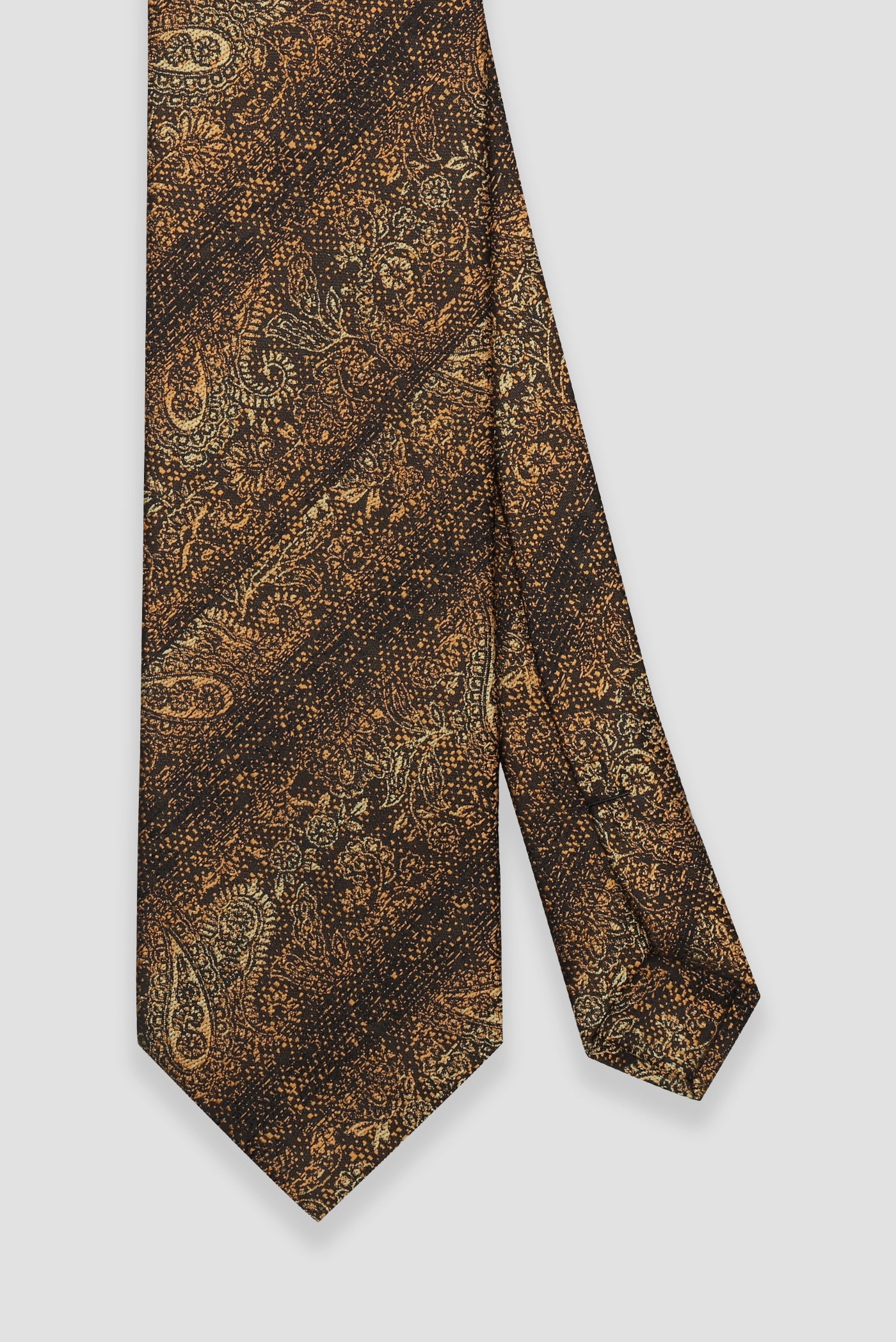 Abbate Kravat 8 cm Mikrofiber Polyester Sarı Erkek Desenli Kravat