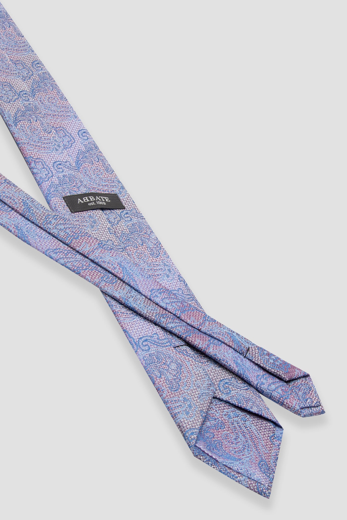 Abbate Kravat 8 cm Mikrofiber Polyester Turkuaz Erkek Desenli Kravat