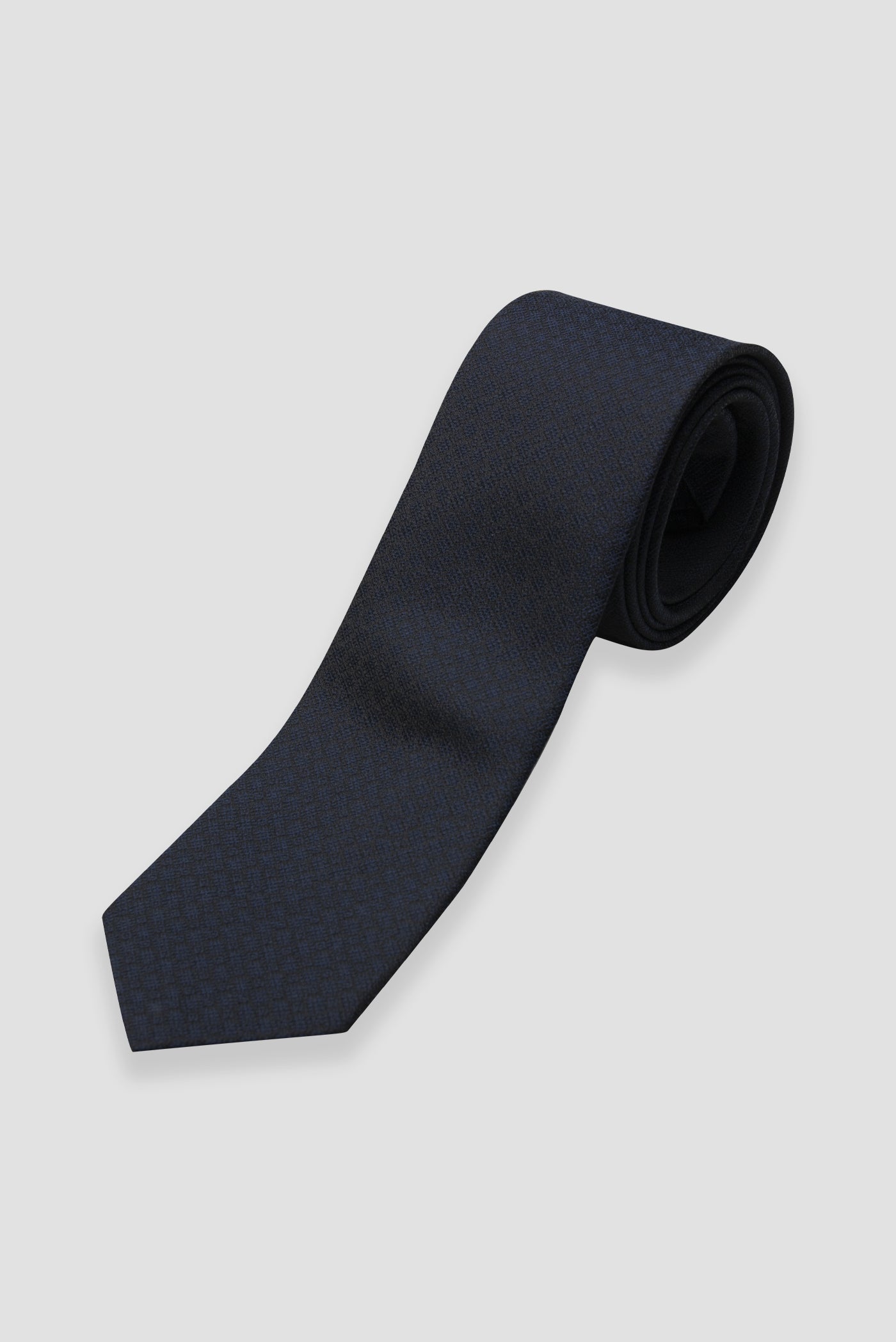 Abbate Kravat 8 cm Mikrofiber Polyester Lacivert Erkek Desenli Kravat