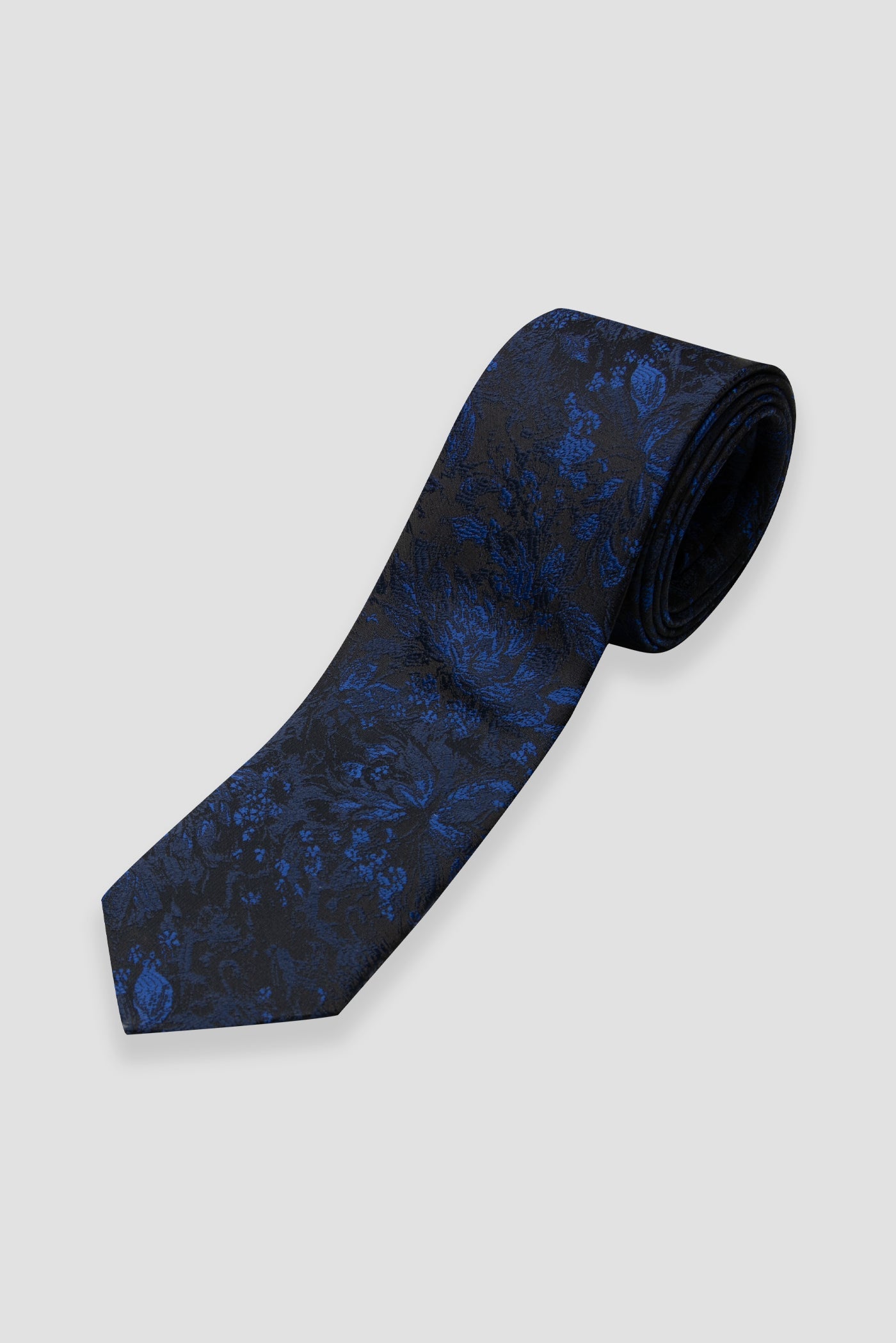 Abbate Kravat 8 cm Mikrofiber Polyester Lacivert Erkek Desenli Kravat