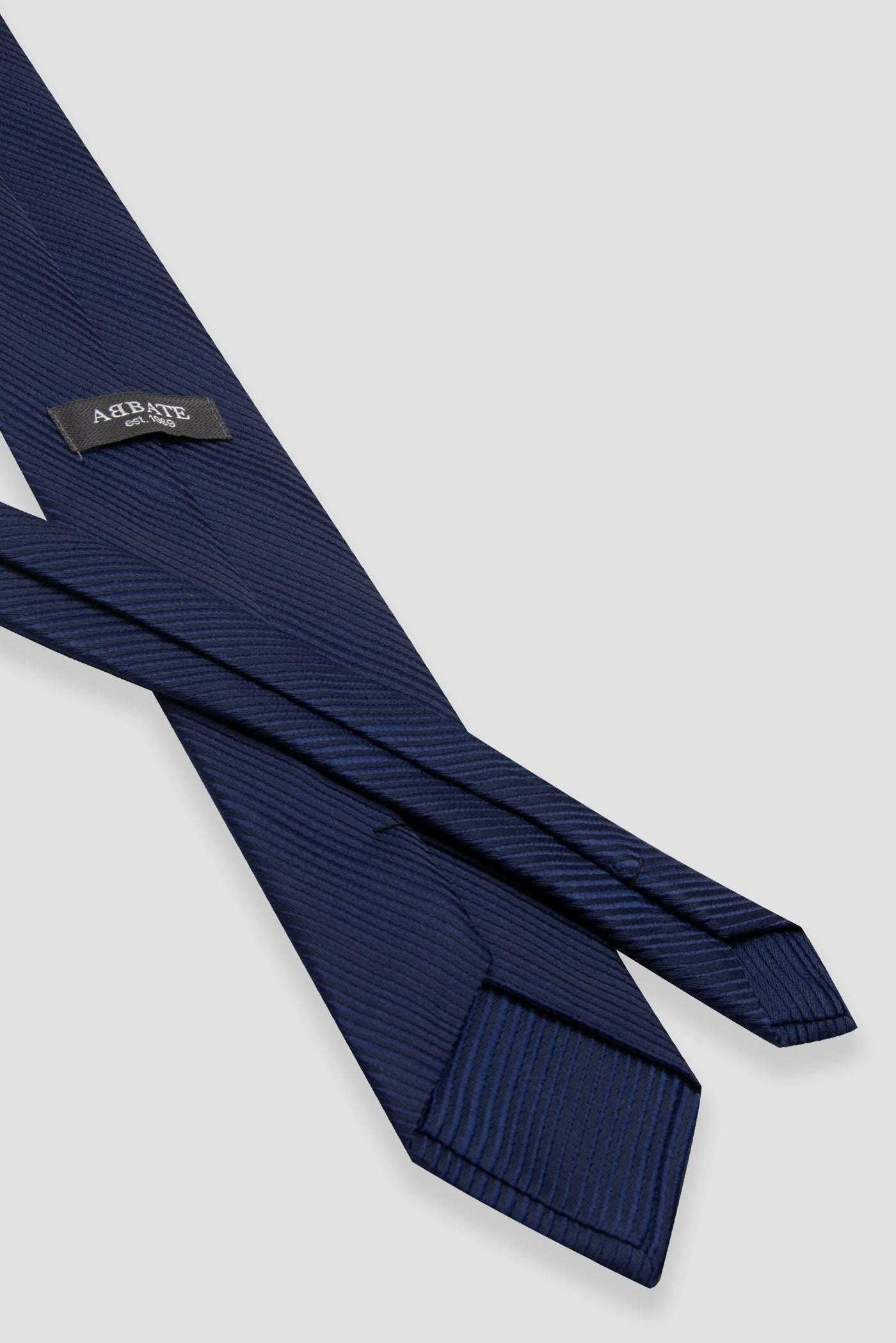 Abbate Kravat 8 cm Mikrofiber Polyester Lacivert Erkek Desenli Kravat