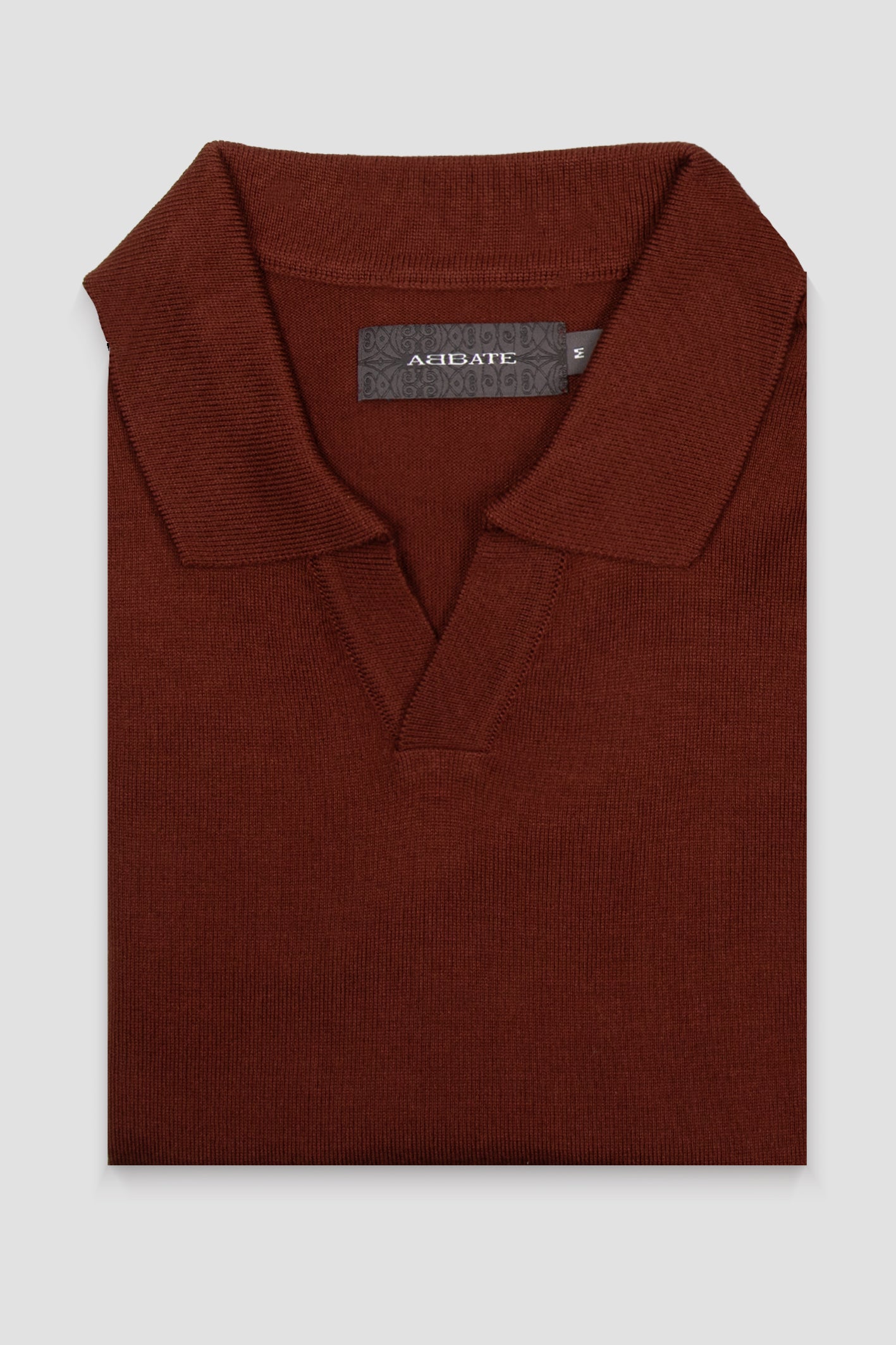 Abbate Lido Viskon Viskon Karışımlı Modern Fit Açık Kahverengi Jonny Polo Yaka Erkek Düz Polo Shirt