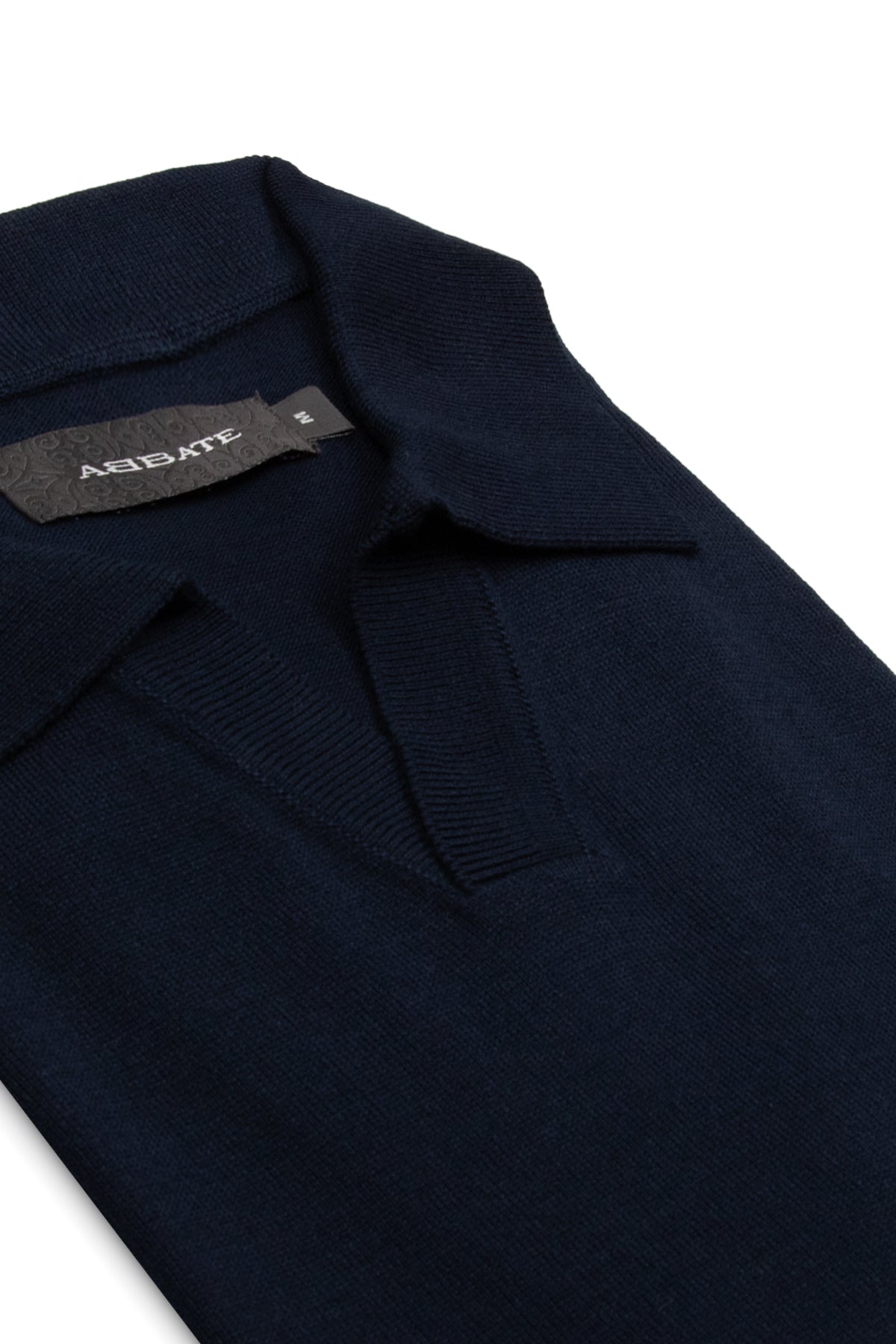 Abbate Lido Viskon Viskon Karışımlı Modern Fit Lacivert Jonny Polo Yaka Erkek Düz Polo Shirt