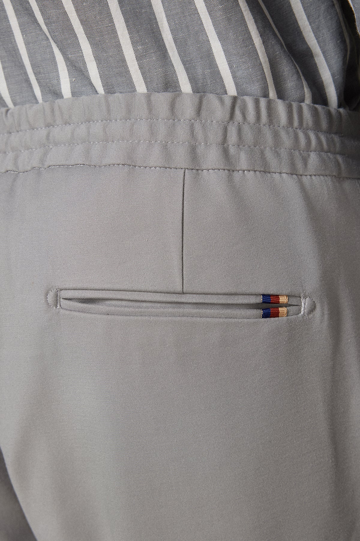 Abbate Soft Dokuma Pamuk Karışımlı Tailored Fit Gri Erkek Düz Pantolon