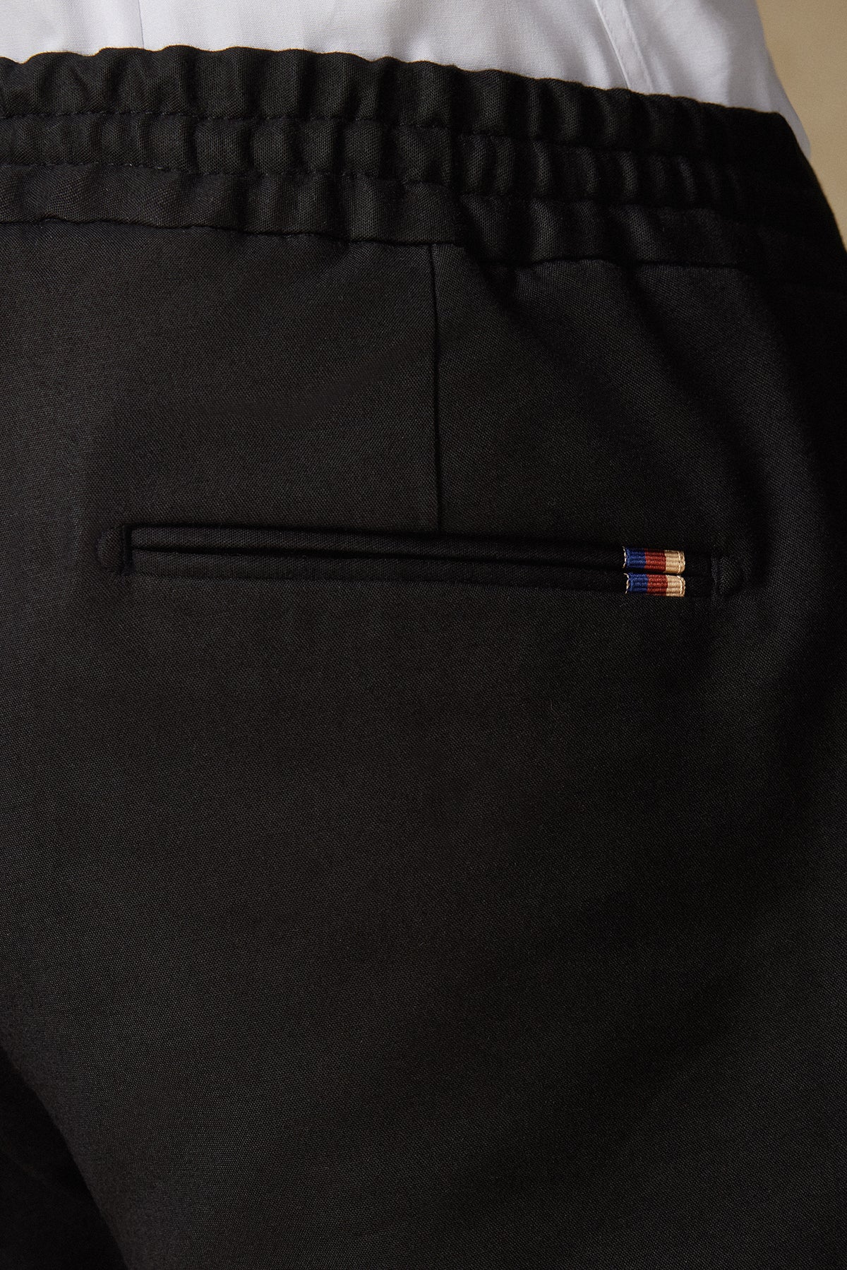 Abbate Soft Dokuma Pamuk Karışımlı Tailored Fit Siyah Erkek Düz Pantolon