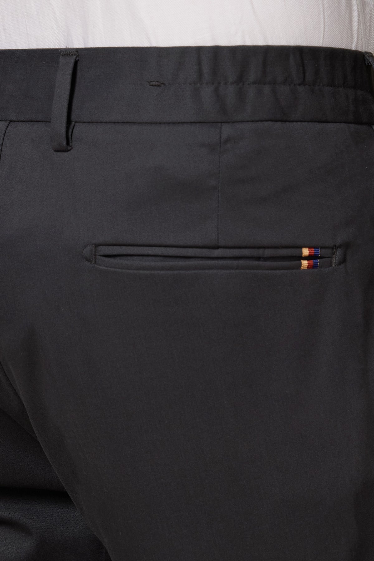 Abbate Prime Chino Poplin Stretch Pamuk Karışımlı Modern Fit Antrasit Erkek Düz Pantolon