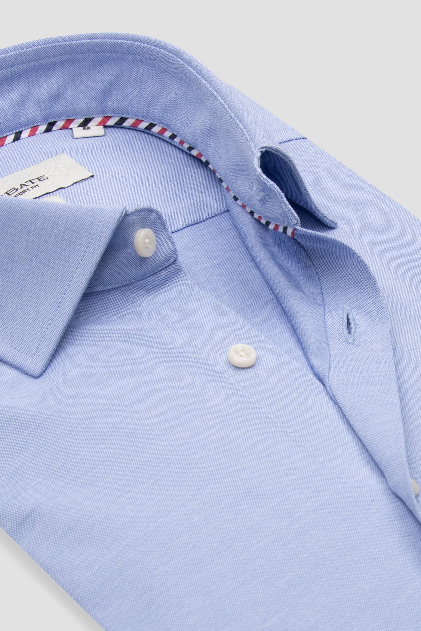 Abbate Rico Jersey Pamuk Karışımlı Comfort Fit Açık Mavi Klasik Yaka Erkek Düz Gömlek