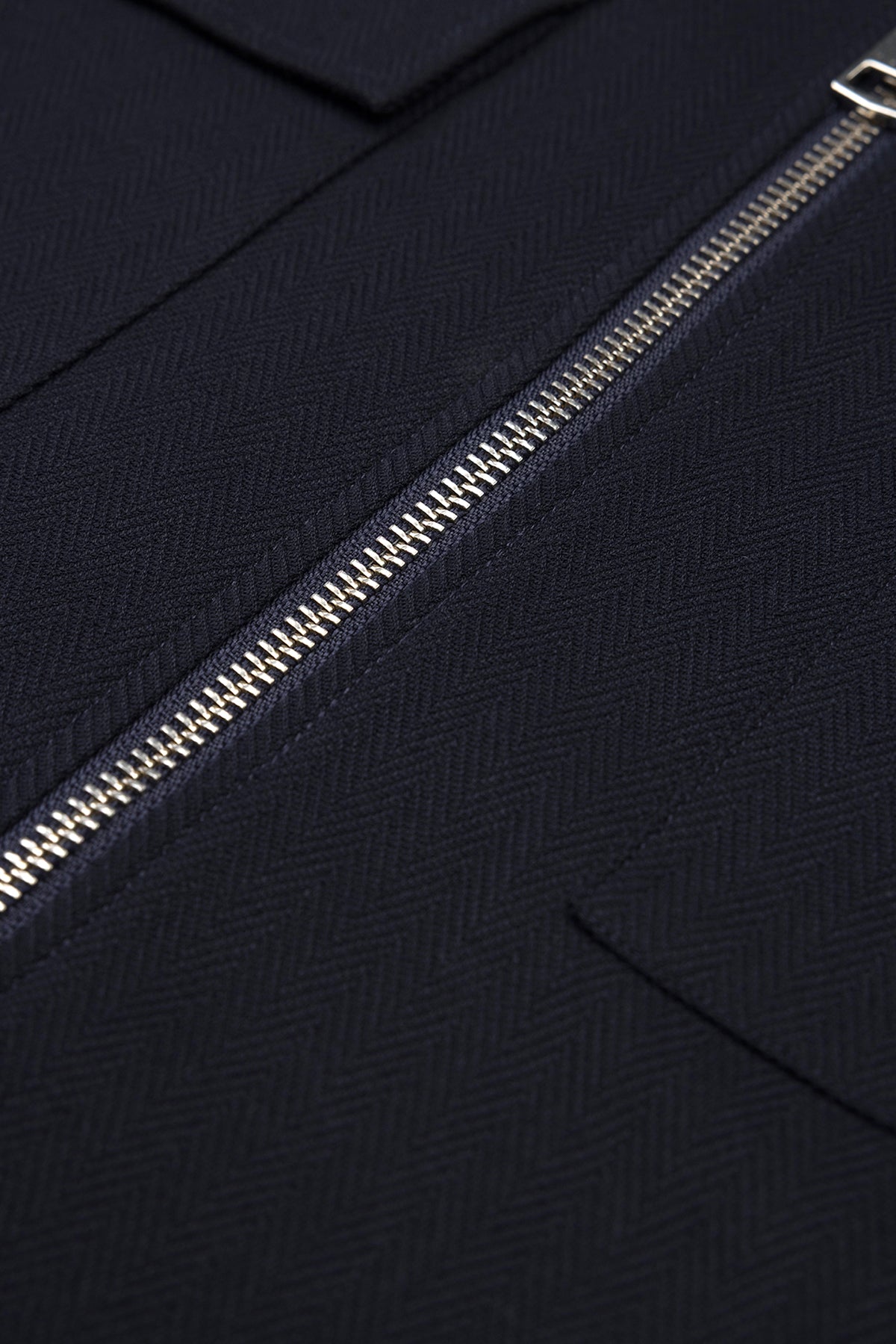 Abbate Verso Twill Overshirt Polyviskon Karışımlı Overshirt Fit Lacivert Klasik Yaka Erkek Çizgili Gömlek