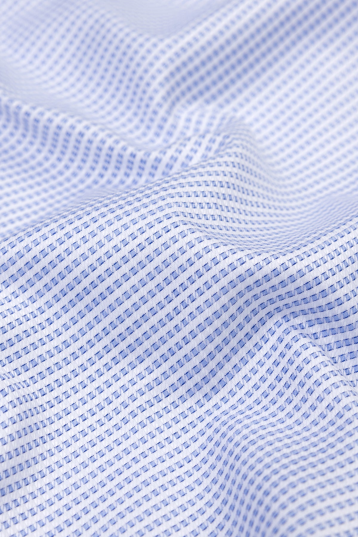 Abbate Sky Dobby Pamuklu Comfort Fit Açık Mavi Erkek Desenli Şort