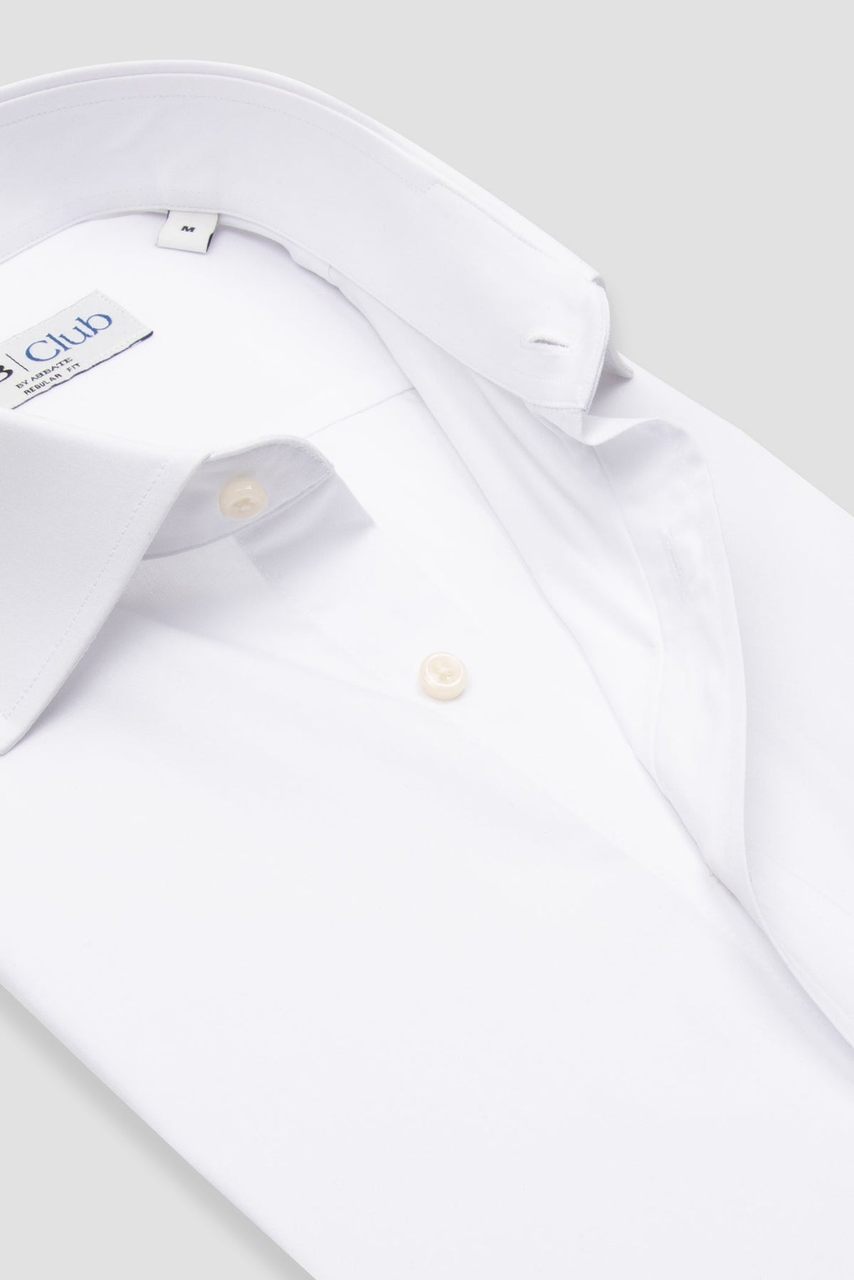 BB Club Lima Poplin Kolay Ütülenebilir Pamuklu Regular Fit Beyaz Klasik Yaka Erkek Düz Gömlek