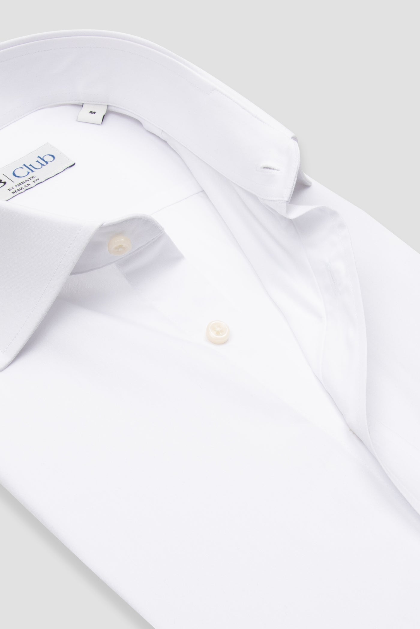 BB Club Lima Poplin Pamuk Polyester Regular Fit Beyaz Klasik Yaka Erkek Düz Gömlek