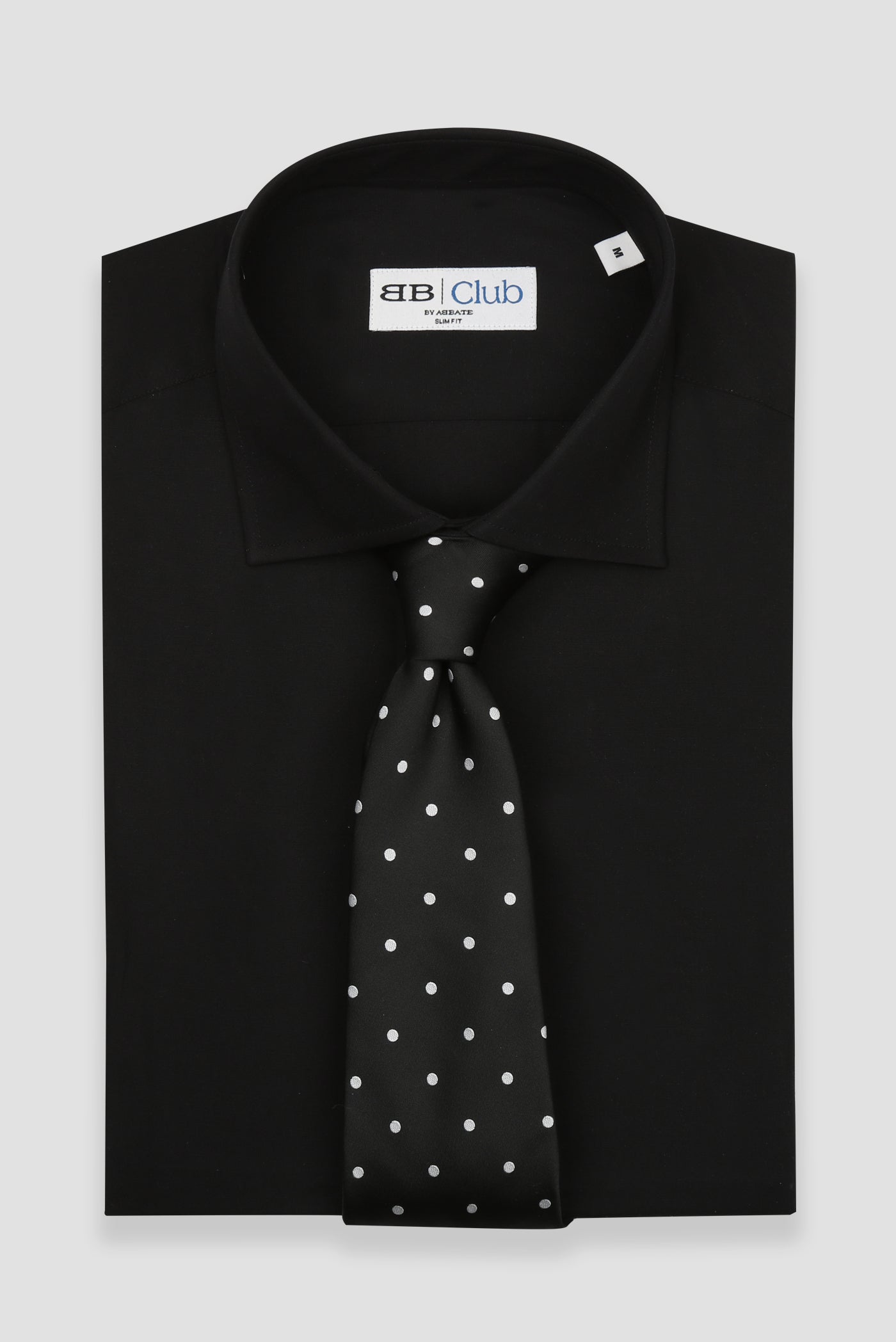 BB Club Oscar Poplin Pamuk Polyester Slim Fit Siyah Klasik Yaka Erkek Düz Gömlek