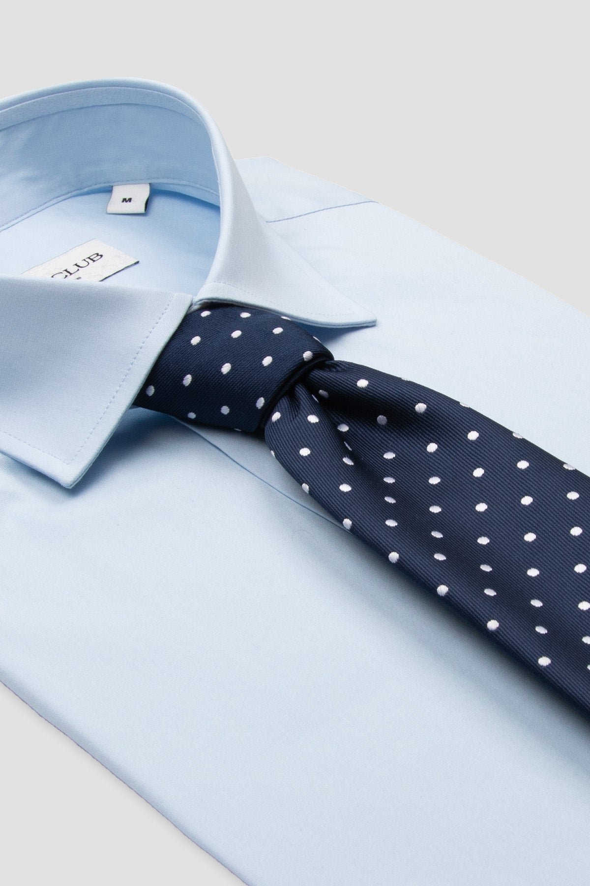 BB Club Oscar Oxford Stretch Pamuk Karışımlı Slim Fit Açık Mavi Klasik Yaka Erkek Düz Gömlek